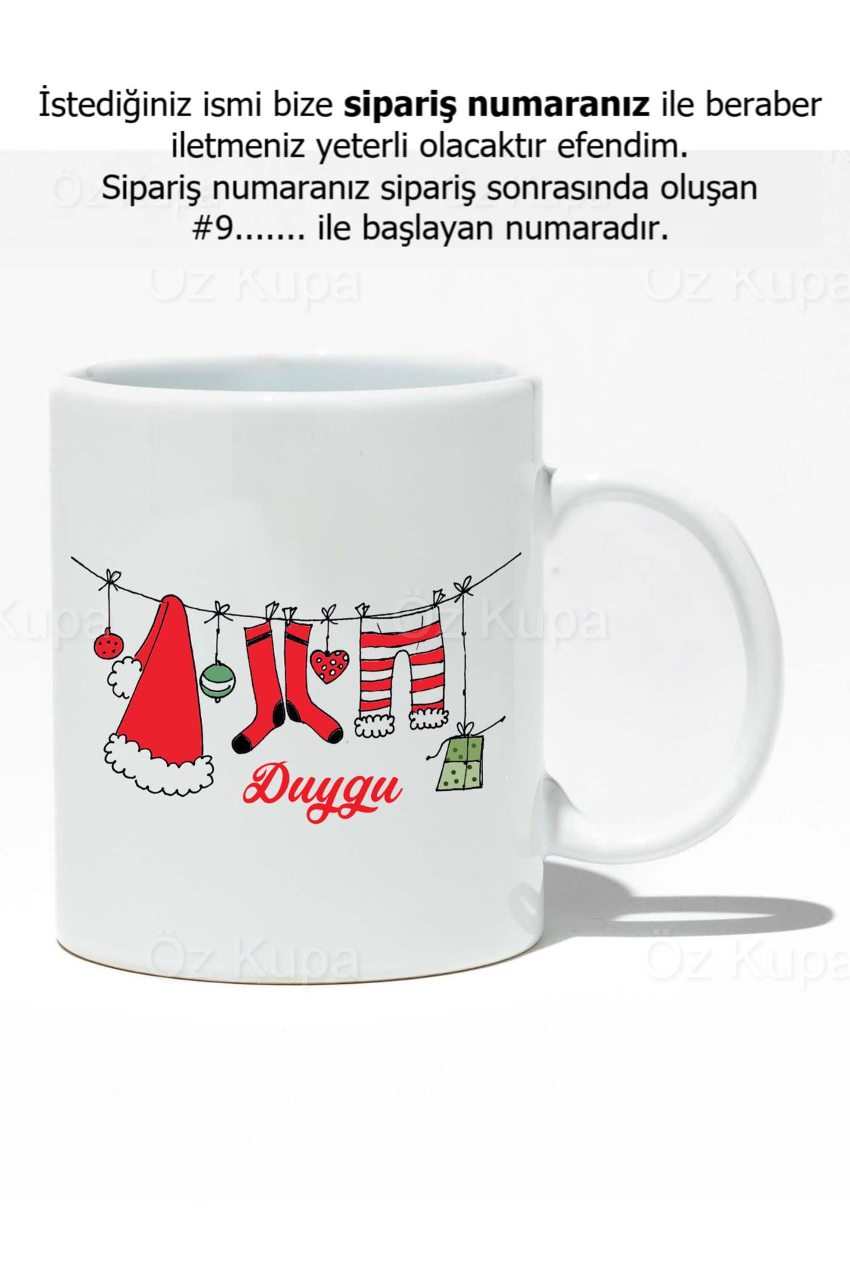 Öz KupaYılbaşı Kişiye ÖzelMerry Christmas Hed...