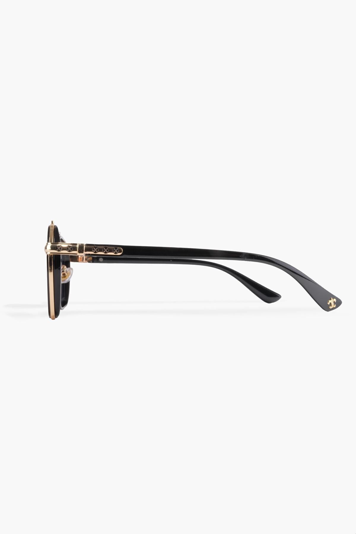 Royal Eyewear Re0039 Gold- Siyah Güneş Gözlüğü