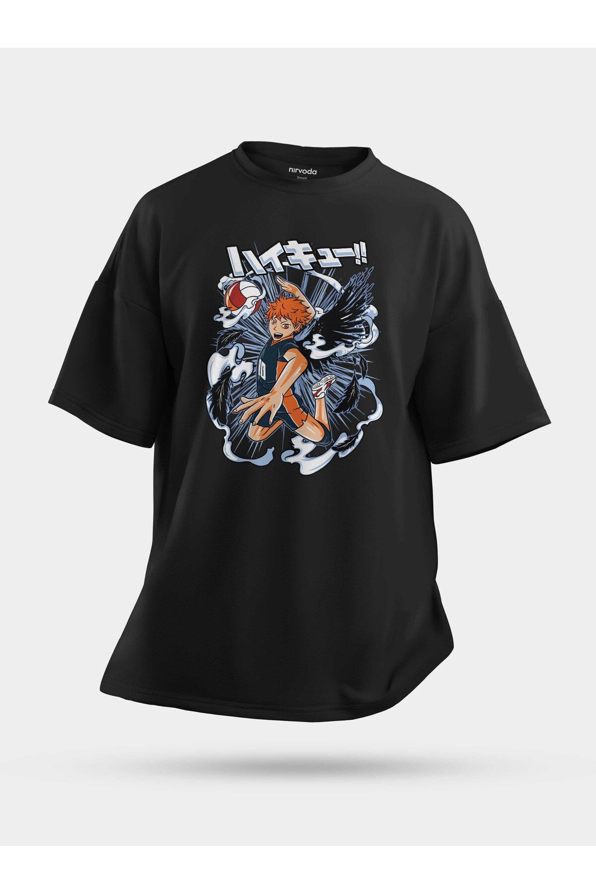 nirvodaOversize Haikyu 10Haikyuu Unisex Tişör...