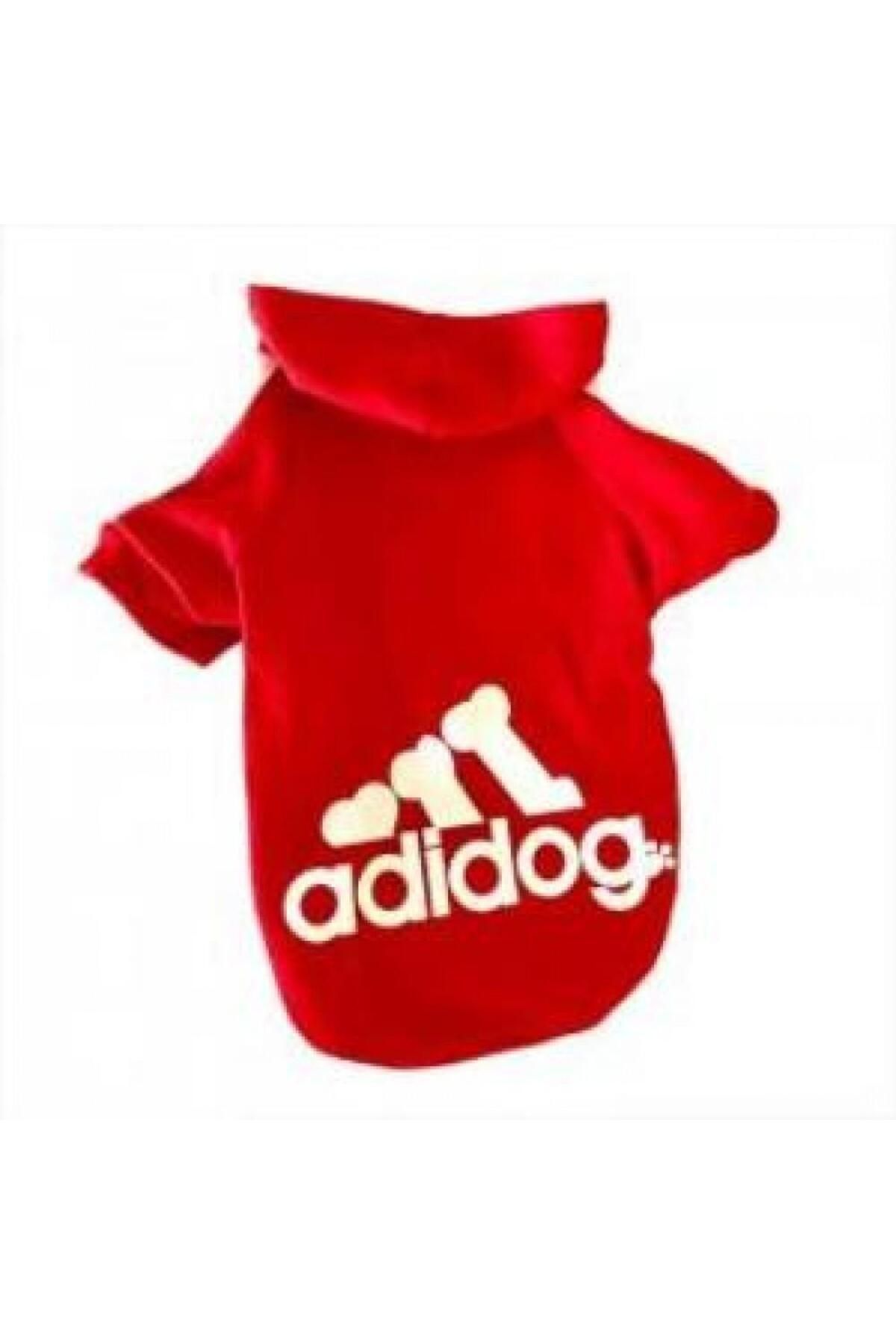 Kırmızı Adidog 10-45kg Köpek Sweatshirt, Hoodie, Orta Ve Büyük Irklar Için