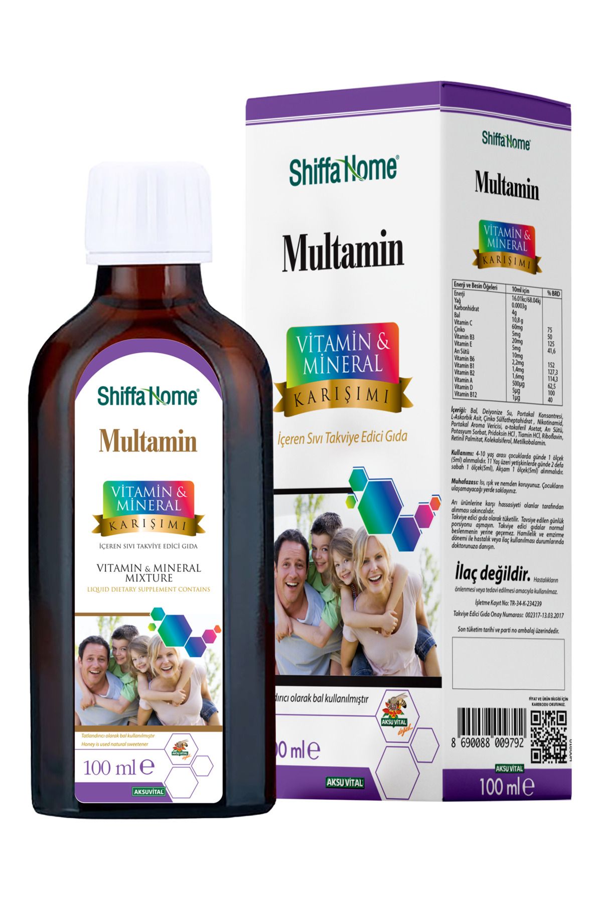 Shiffa HomeMultaminVitamin-Mineral Karışımı 1...