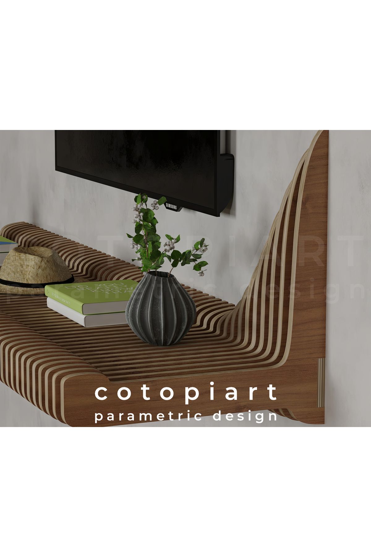 cotopiart Aether: ParametrikDalgalı Tek Katma...