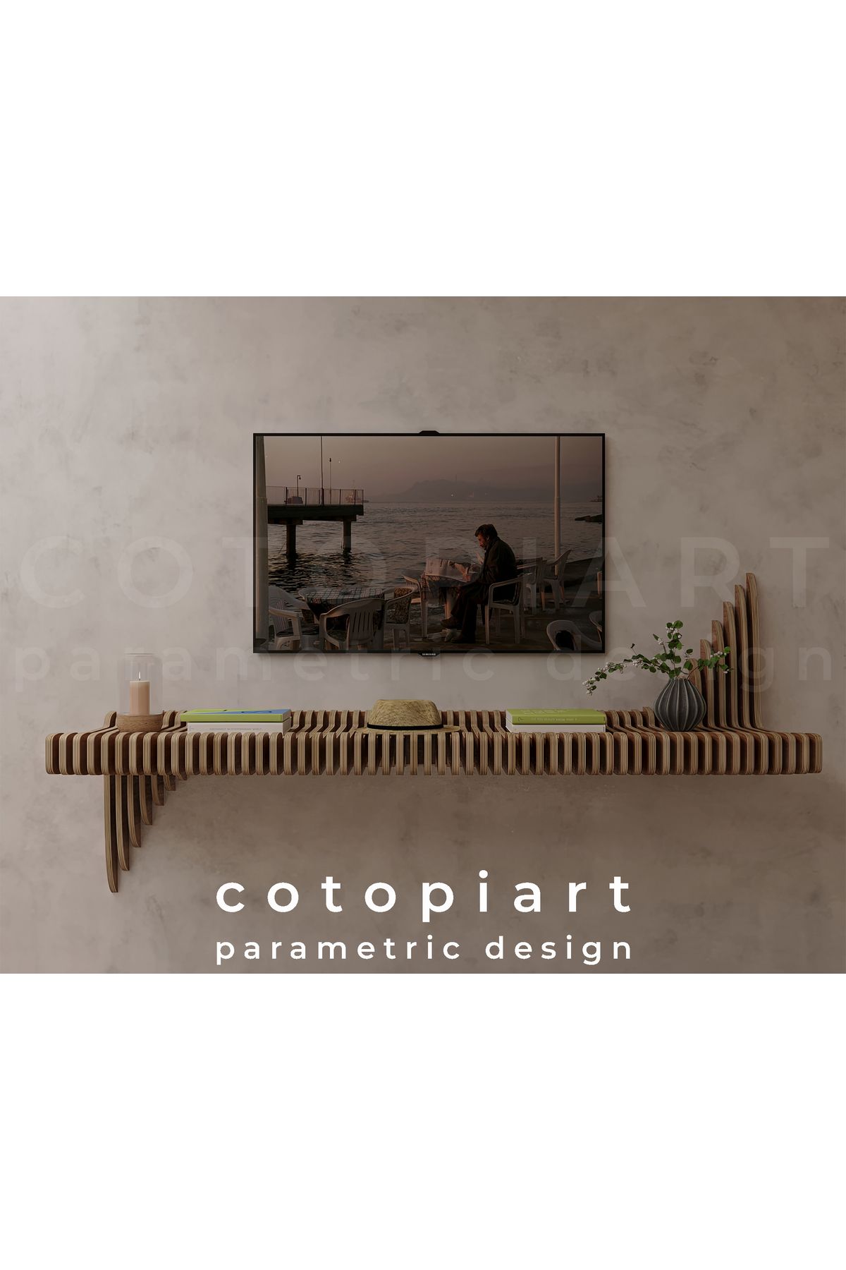 cotopiart Aether: ParametrikDalgalı Tek Katma...