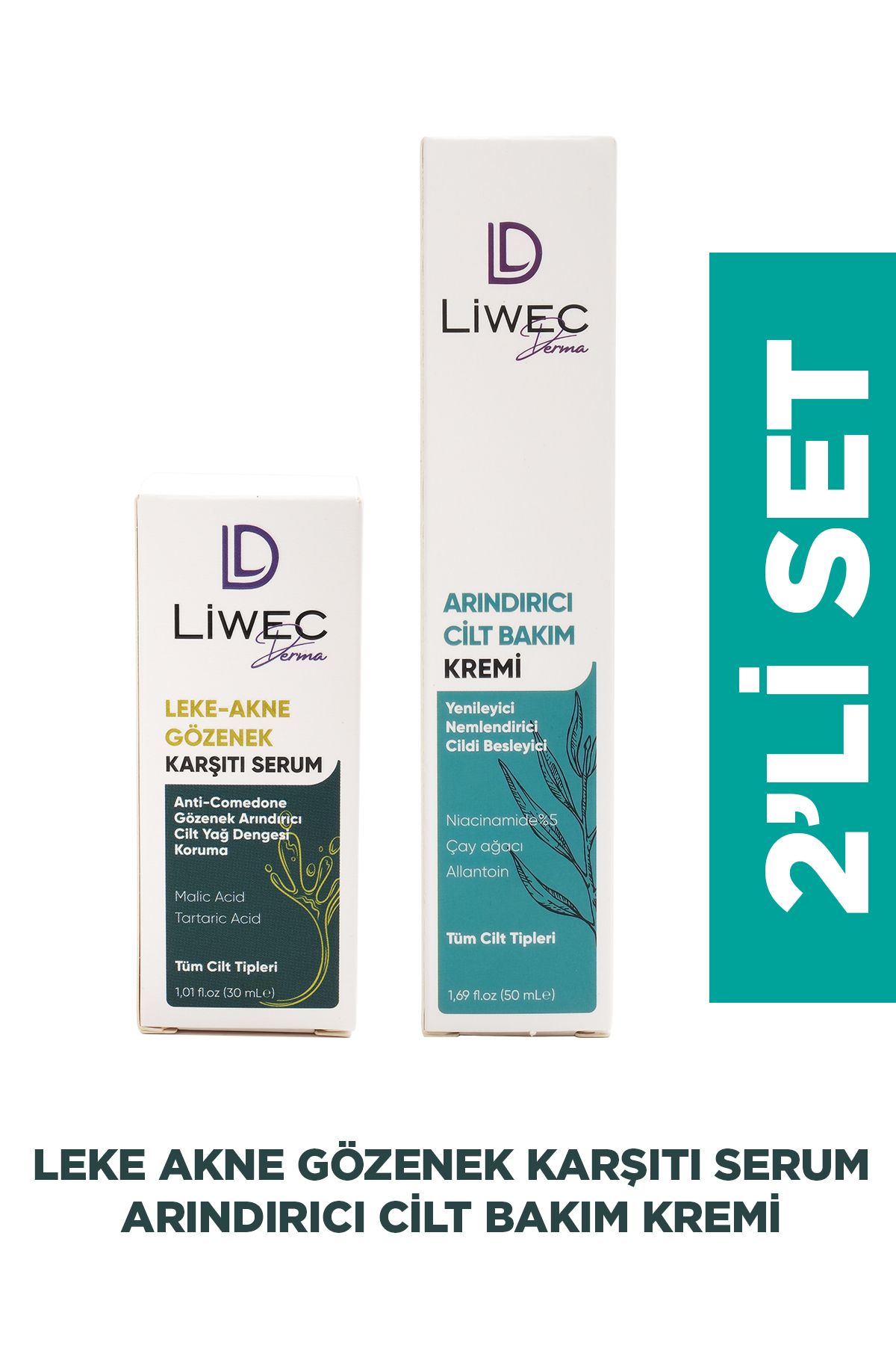 LIWECDERMA Liwec Derma 2'liSet (ARINDIRICI Cİ...