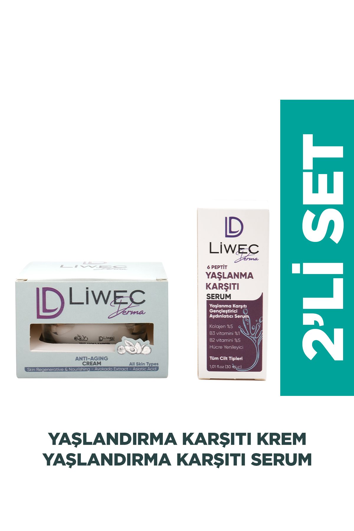 LIWECDERMA Liwec Derma 2'liSet (YAŞLANMA KARŞ...