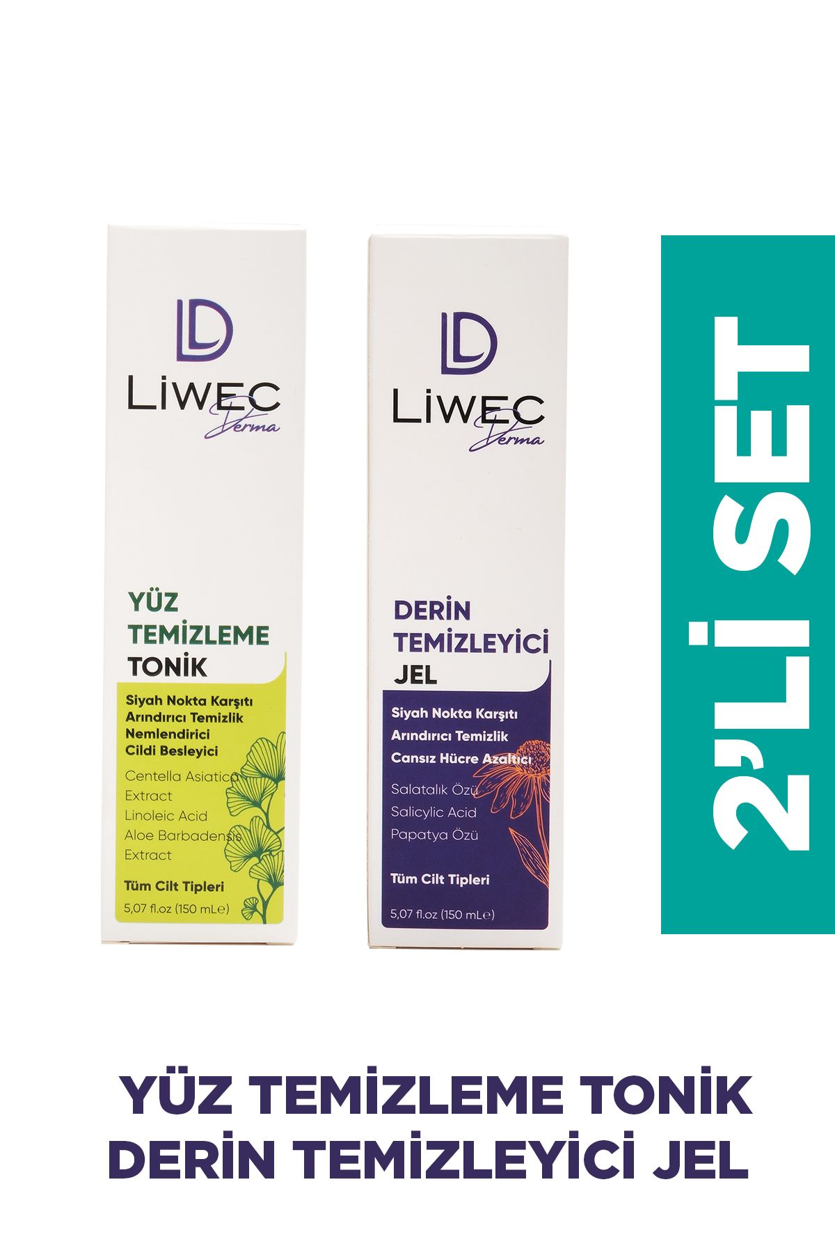 LIWECDERMA Liwec Derma 2'liSet (DERİN TEMİZLE...