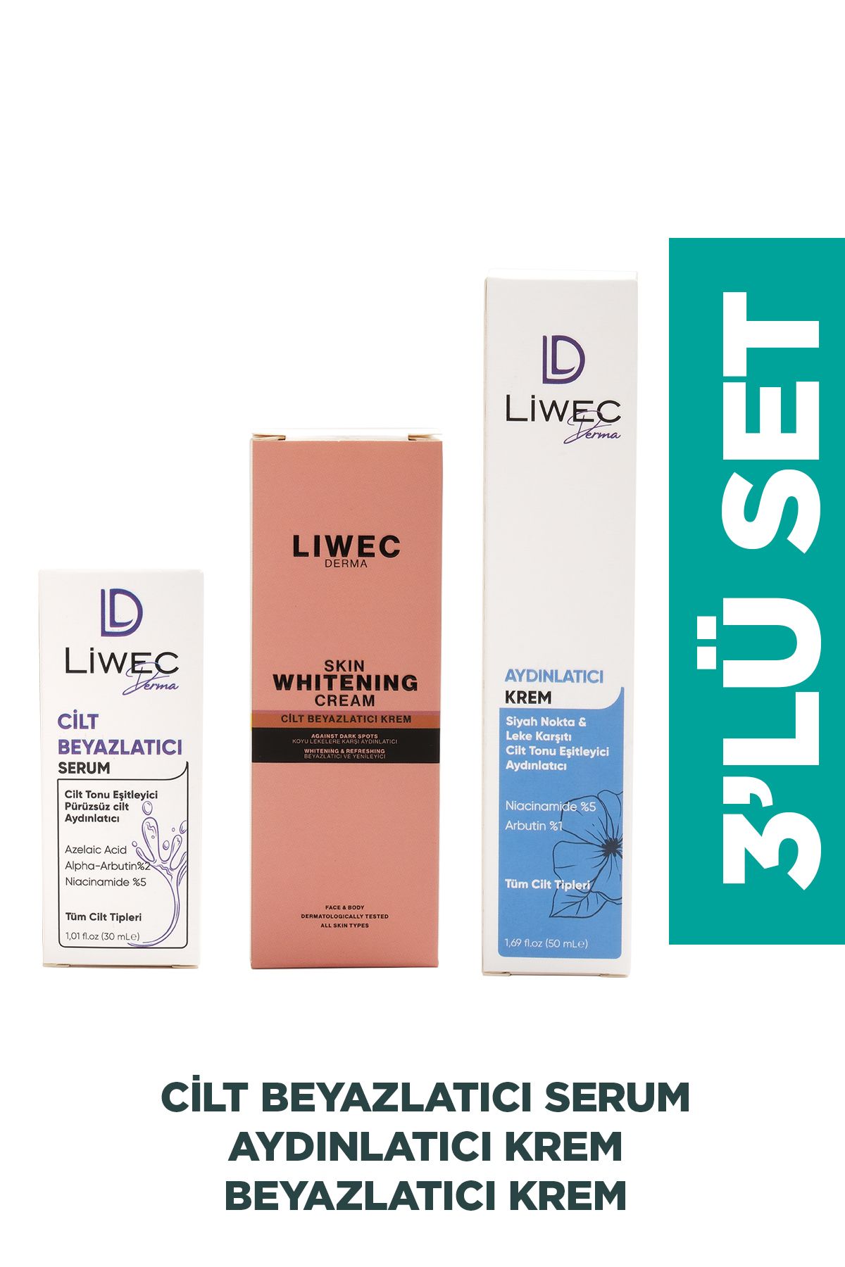 LIWECDERMA Liwec Derma 3'lüSet (AYDINLATICI K...