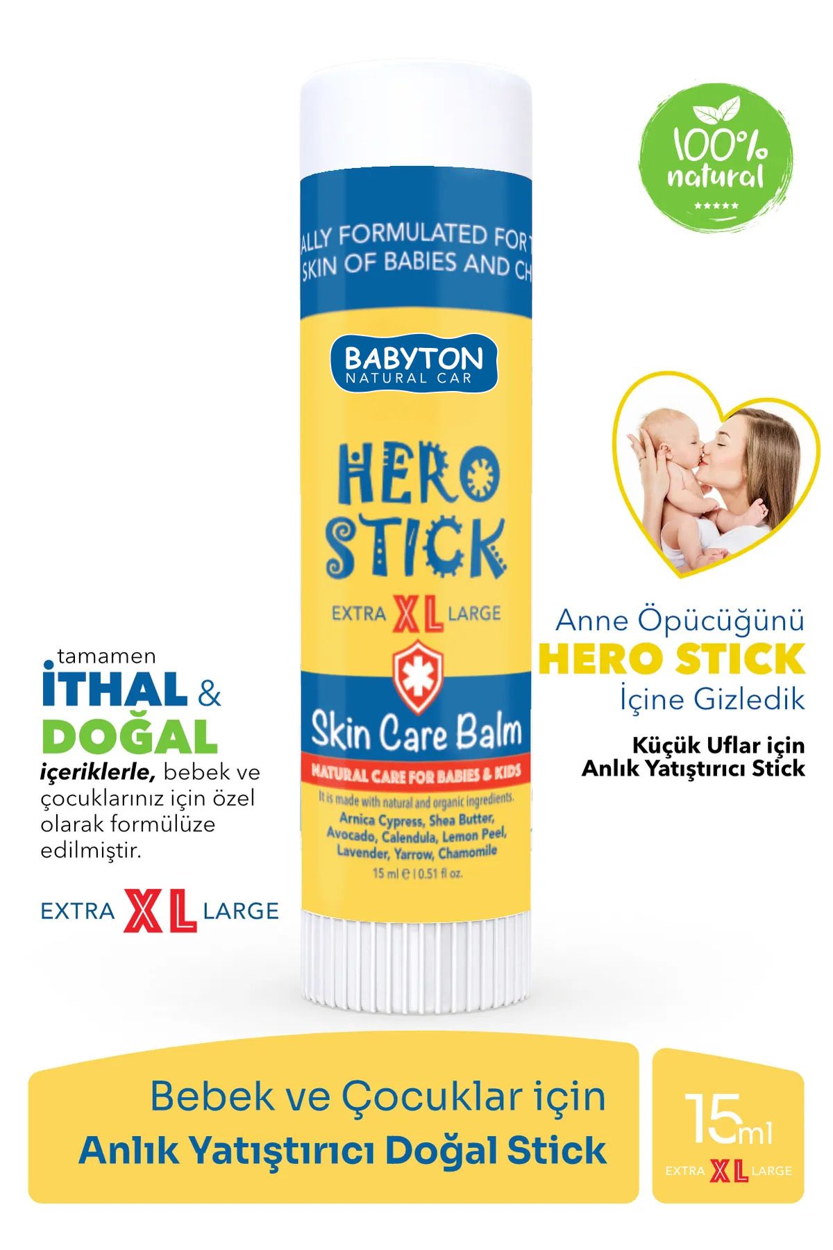 BABYTONHero Stick Xl 15 gr -1 Adet