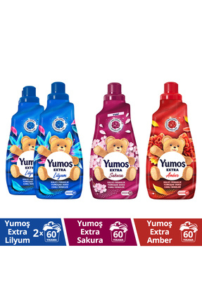 Yumuşatıcı 1440 ml Sakura X1 Yumuşatıcı Lilyum X2 Yumuşatıcı Amber X1 Image 0