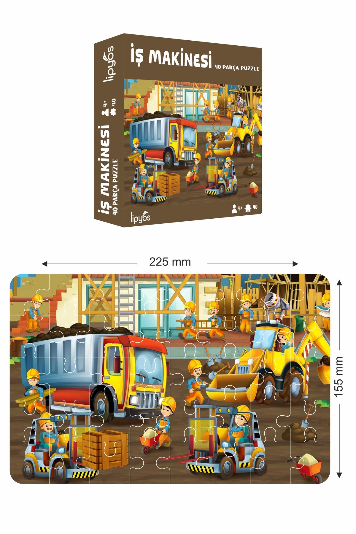 40 Parça Mini 5'li Puzzle Seti - 4