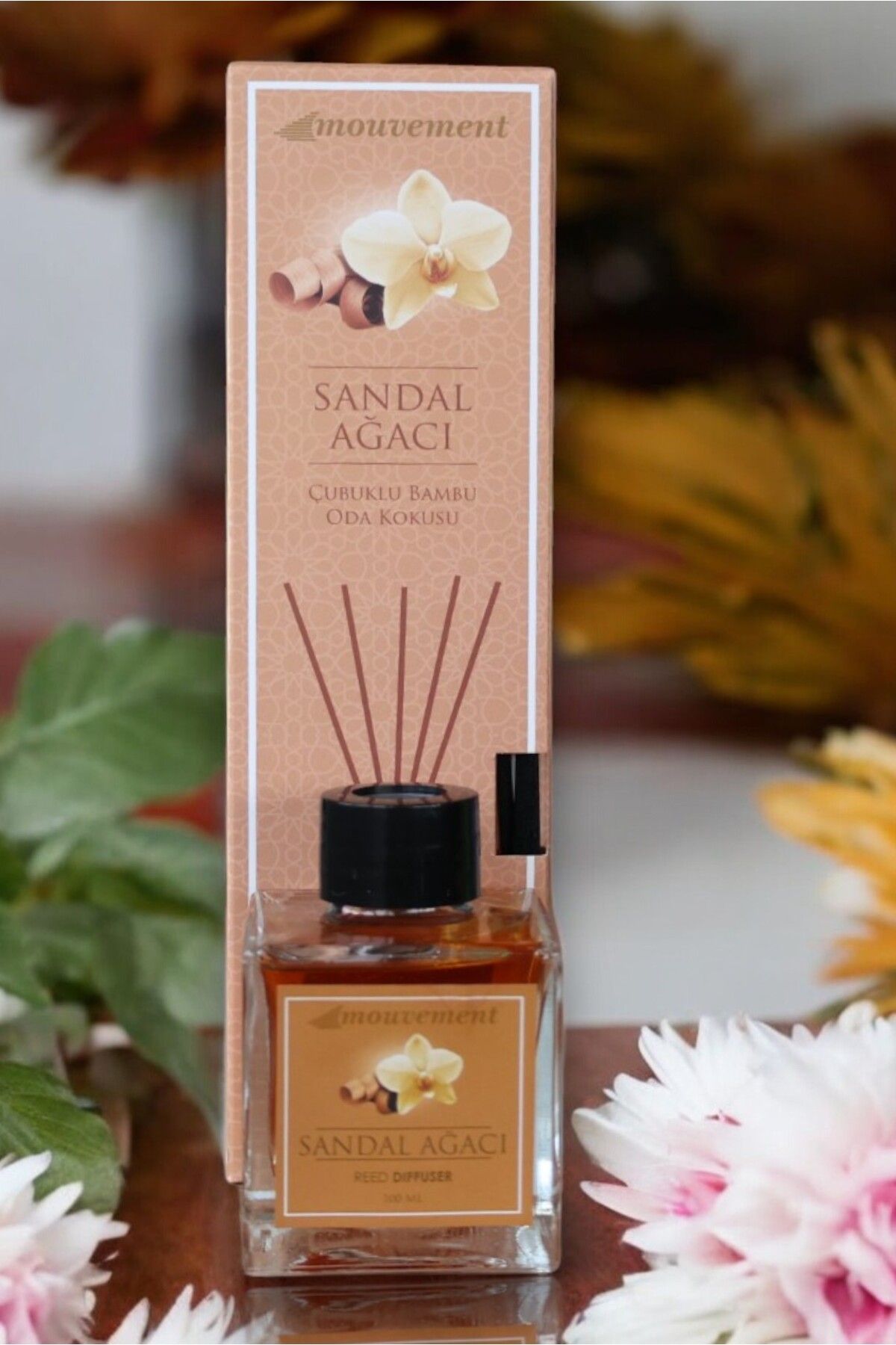 Sandal Esintisi 100 ml Çubuklu Oda Kokusu Evinize Sakinlik ve Doğal Şıklık Katın