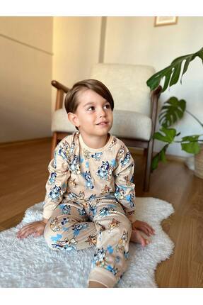 Süprem Bluey erkek çocuk pijama takımı Image 0