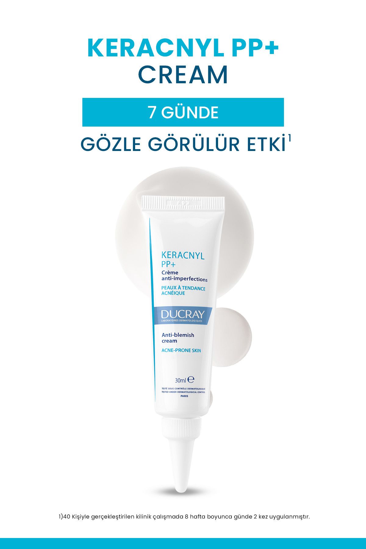 Keracnyl PP+ Akneye Eğilimli Ciltler İçin Cilt Kusurlarını Azaltmaya Yardımcı Bakım Kremi 30 ml