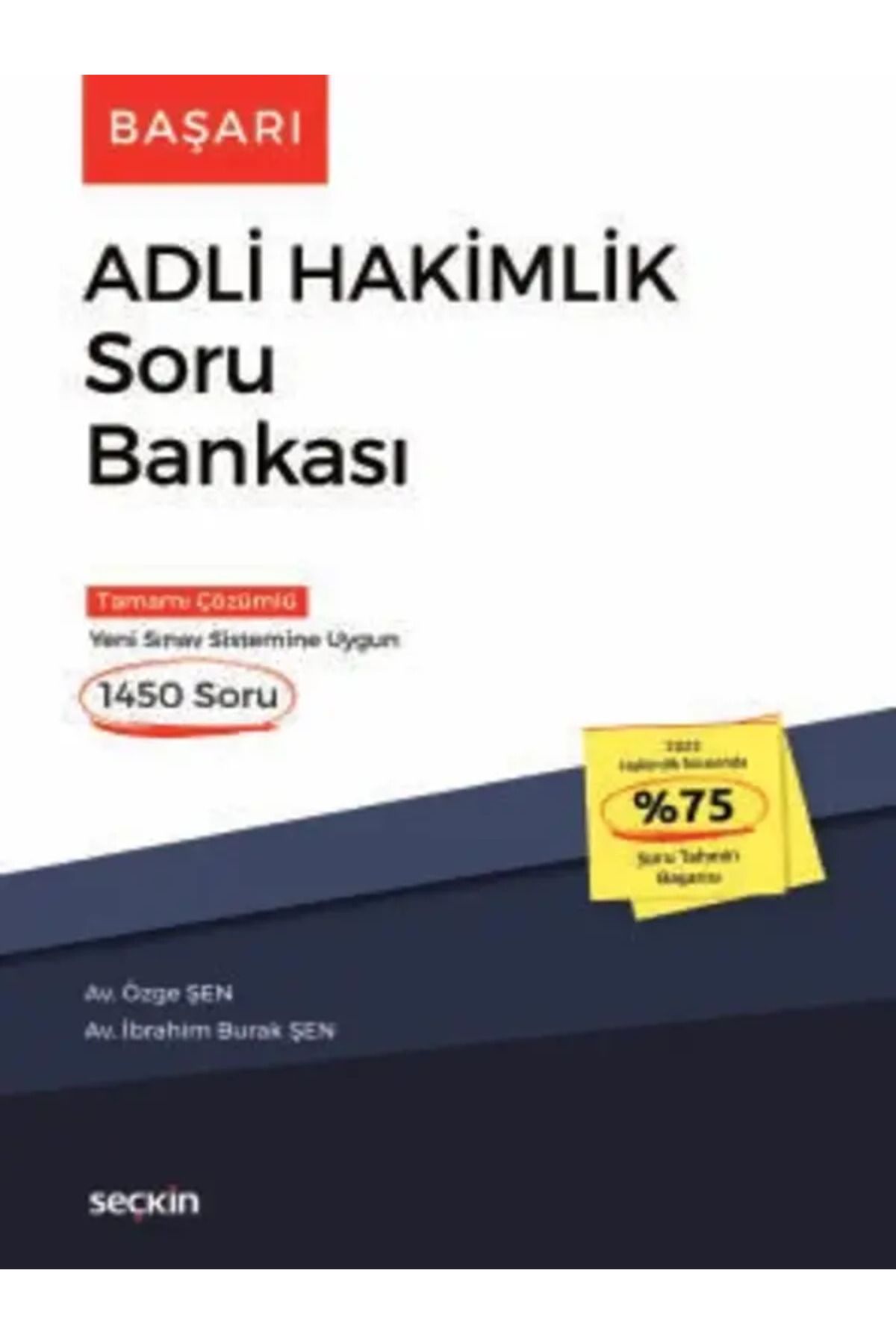 Seçkin YayıncılıkBAŞARI –Adli Hakimlik Soru B...