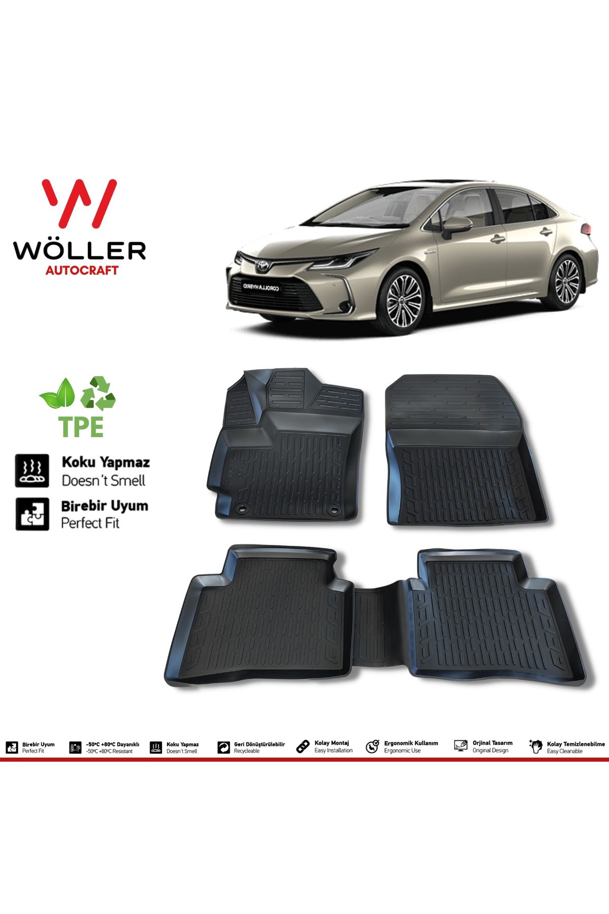 WöllerToyota Corolla Paspas2019 2024 Arası Uy...