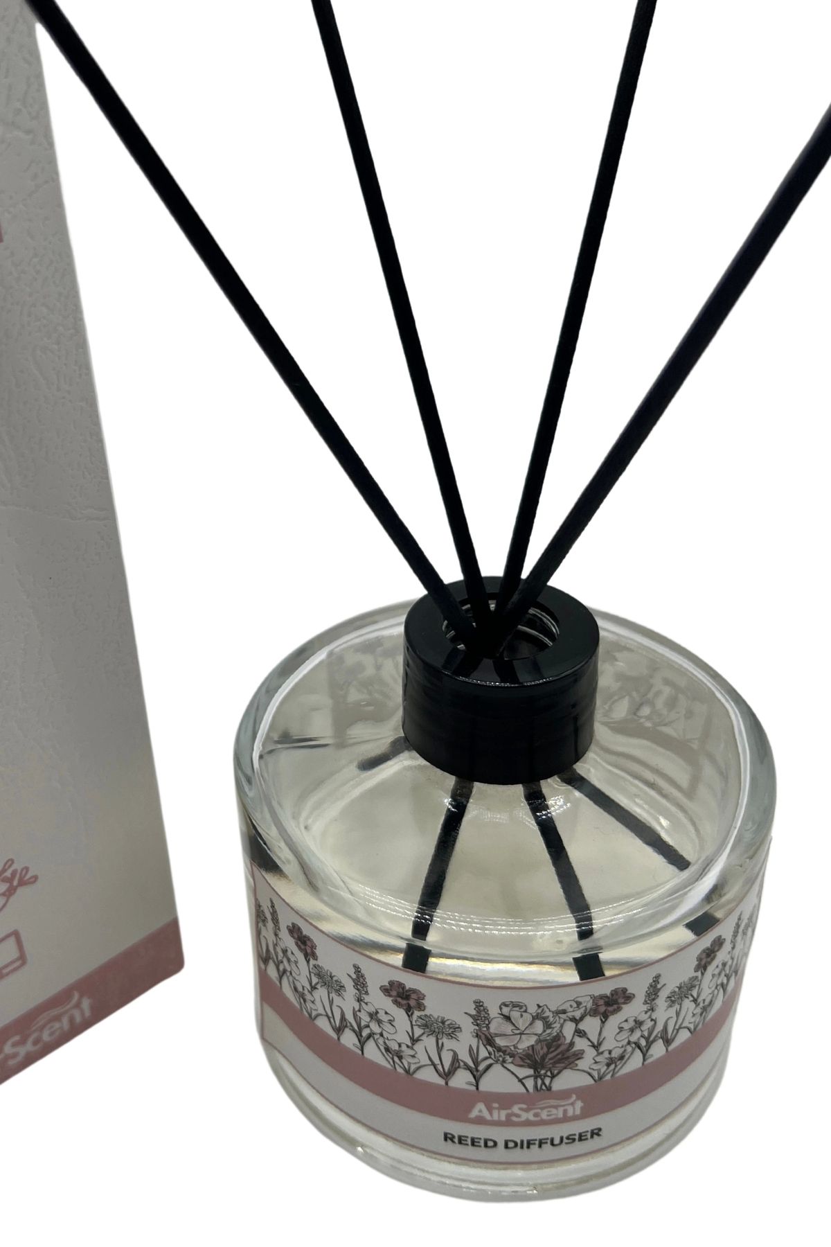 Pudra Çubuklu Oda Kokusu 200 ml Silindir Şişe Reed Diffuser