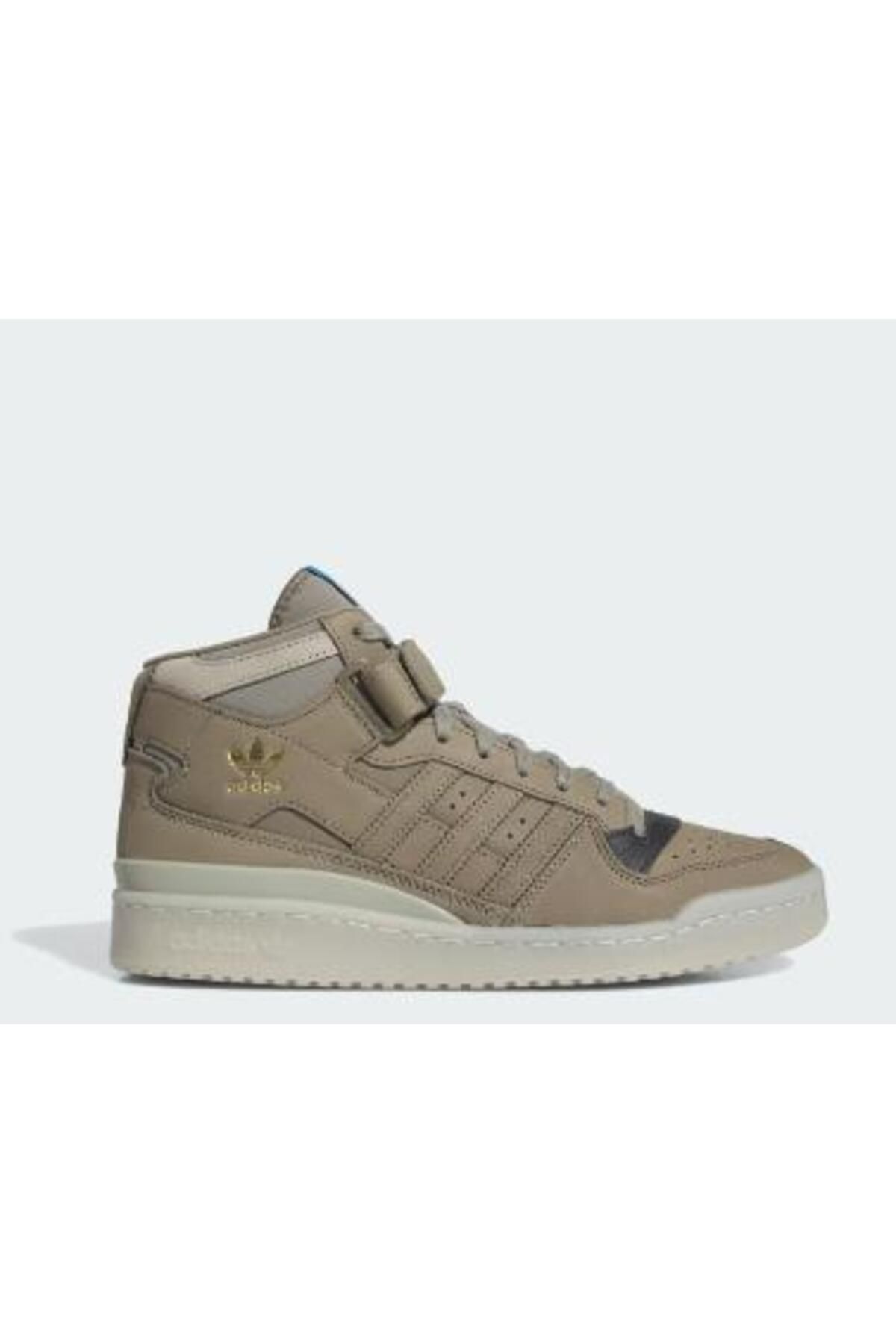 adidas Forum Mid Unisex HakiSpor Ayakkabı Hq1...