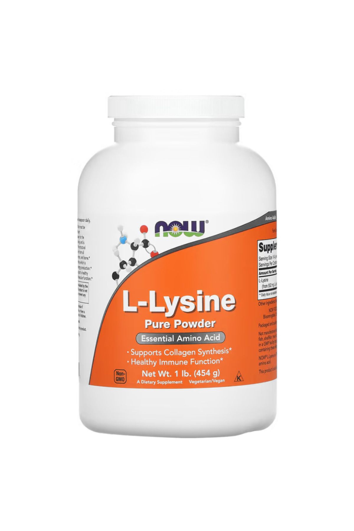 Now Foods , L-Lysine PurePowder, 1 Lb (454 G)...