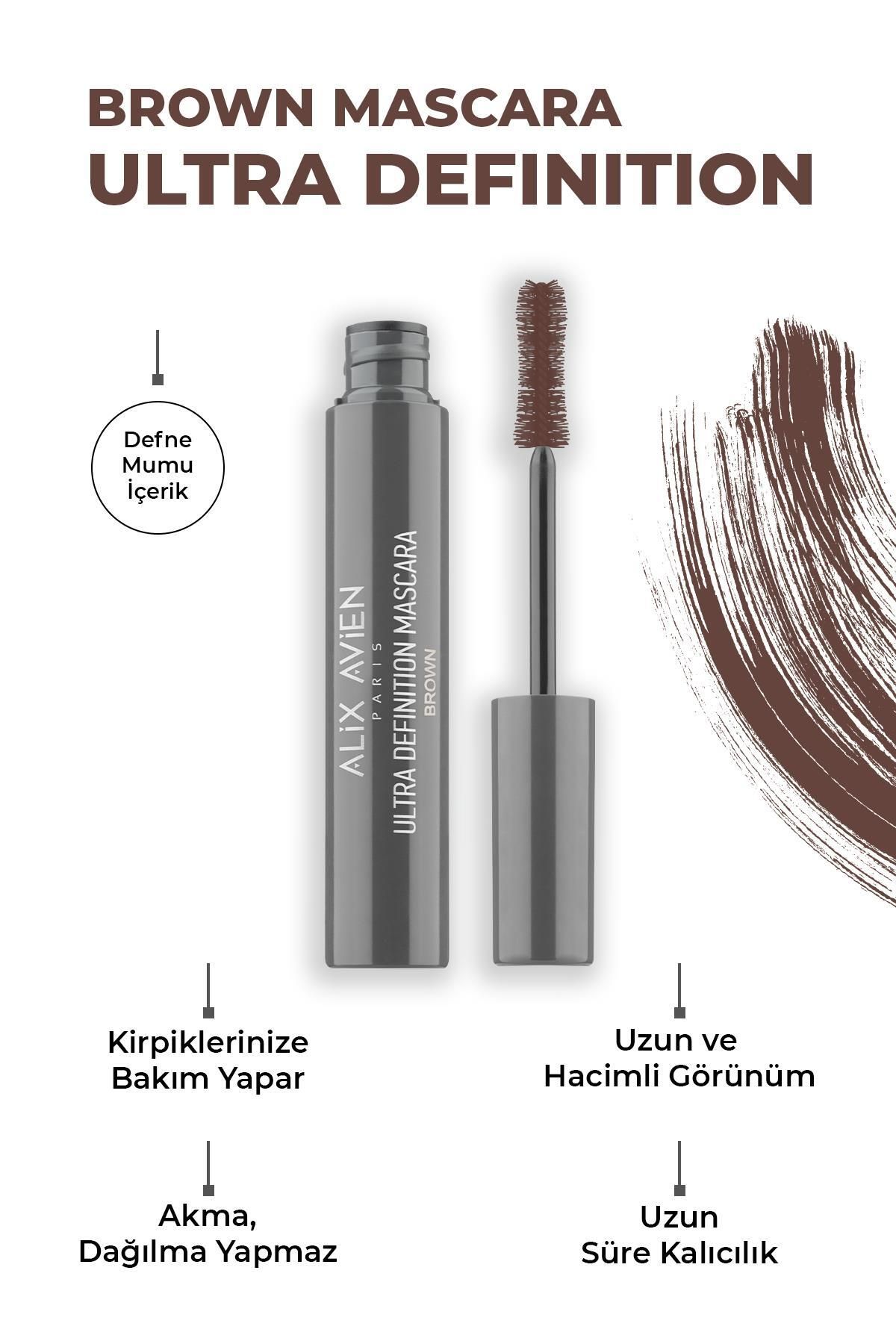 Alix AvienUltra DefinitionMascara Brown - Kus...