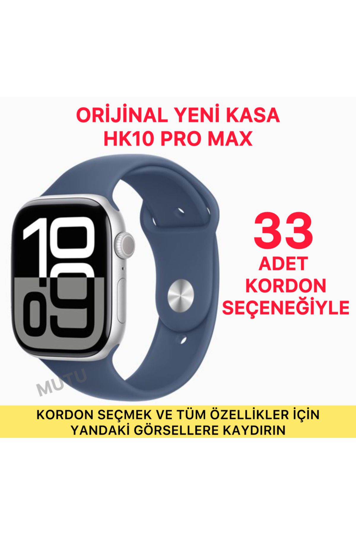 MUTU HK10 PRO MAX Yeni KasaWatch 10 SonVersiy...