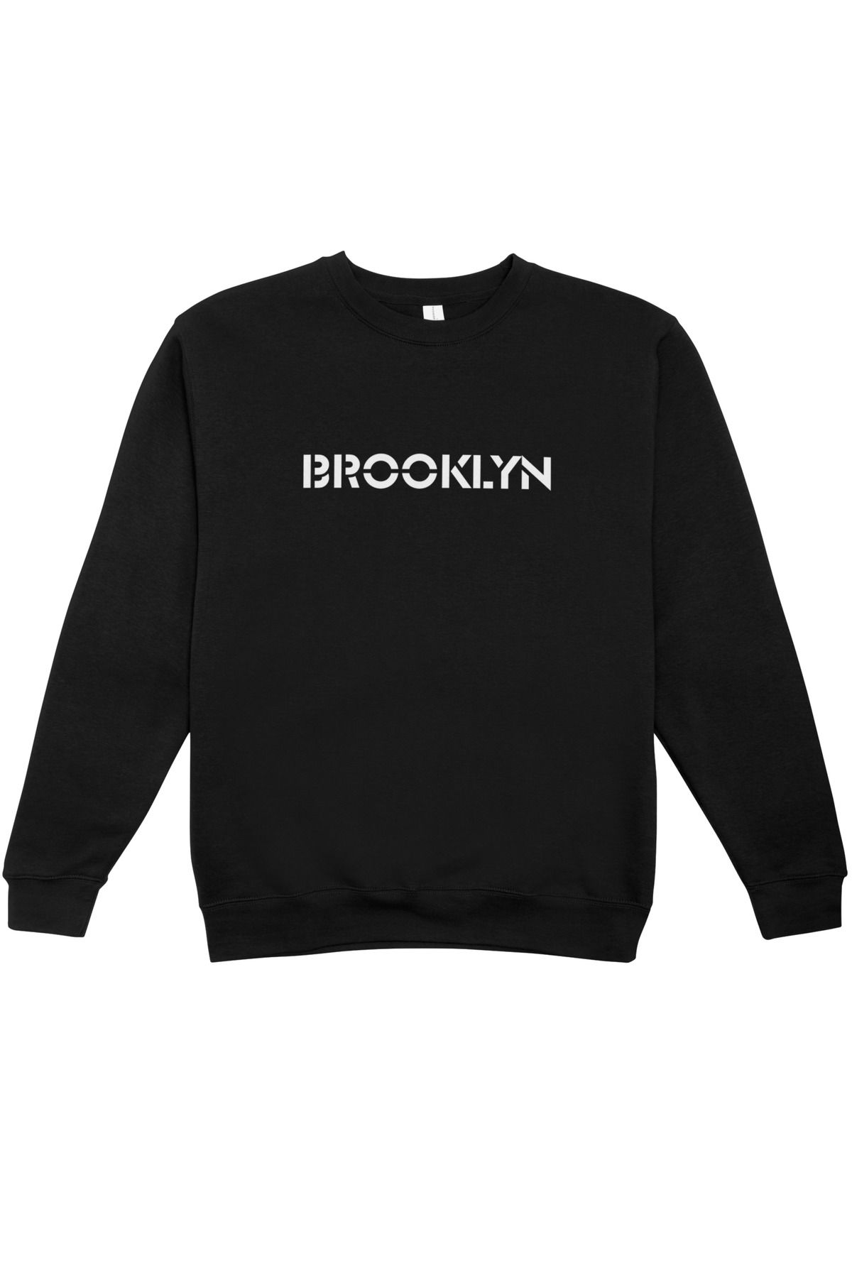 balkan baskı Brooklyn BaskılıSiyah Sweatshirt