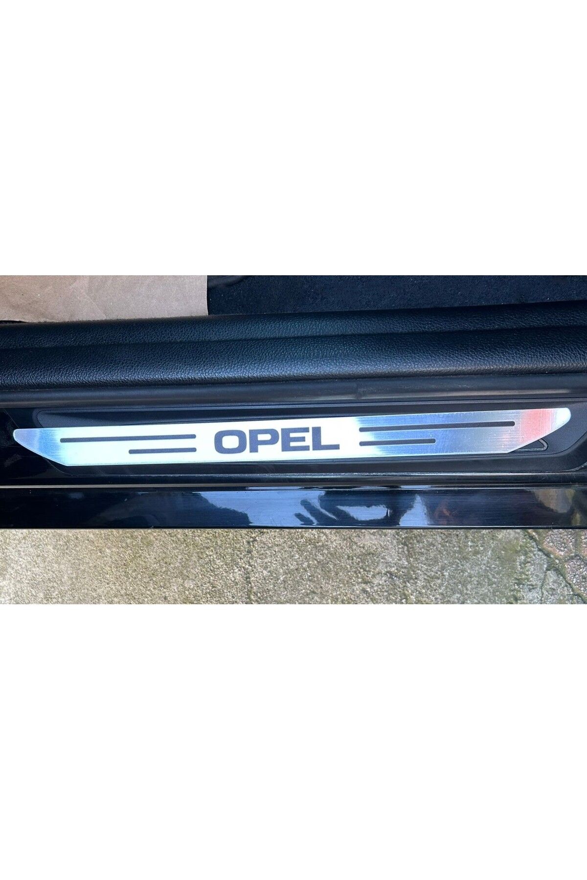 Opel Zafira Özel Kapı Eşik Yazısı Krom