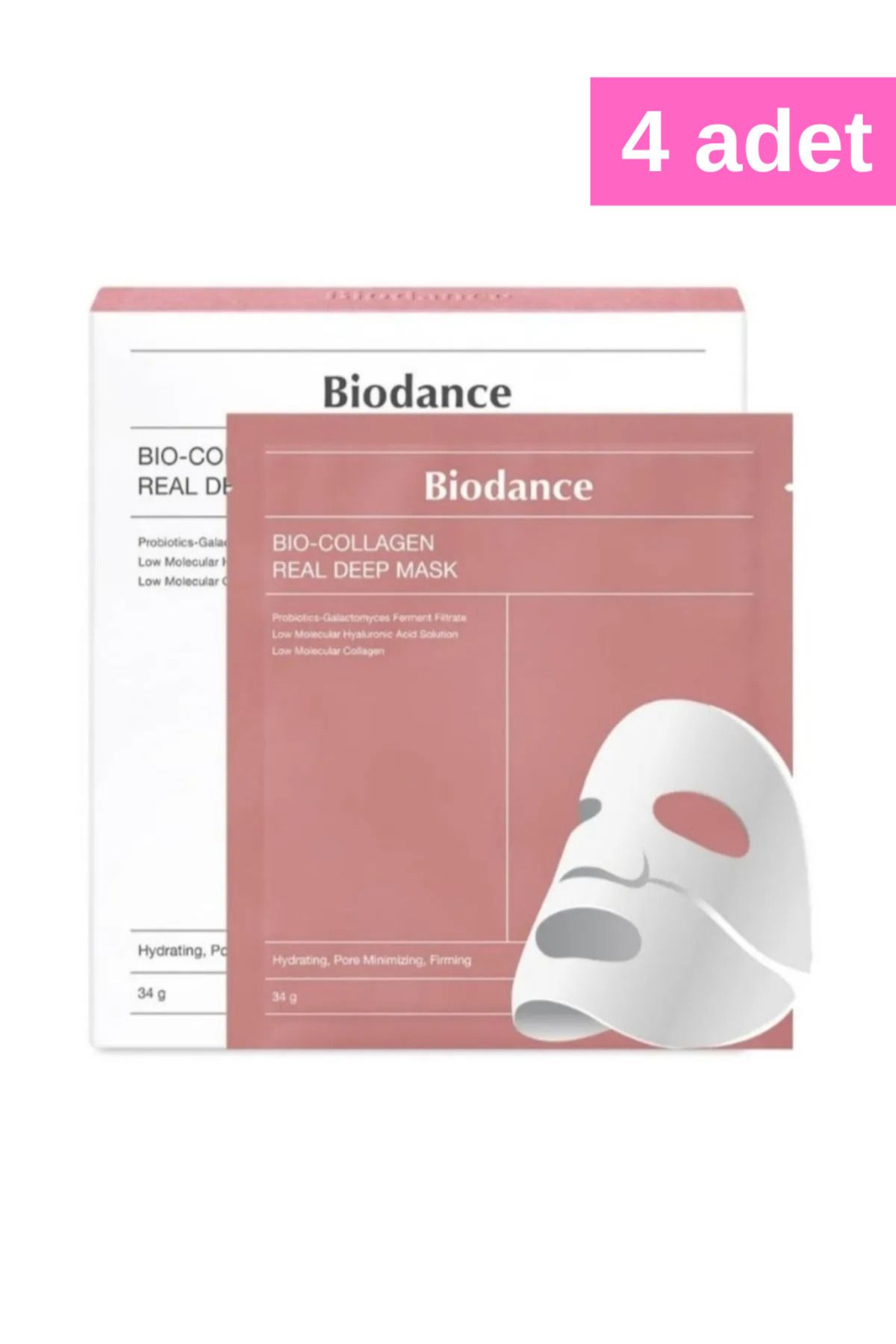 Biodance 4 Adet Bio-collagenReal Deep Mask Ne...