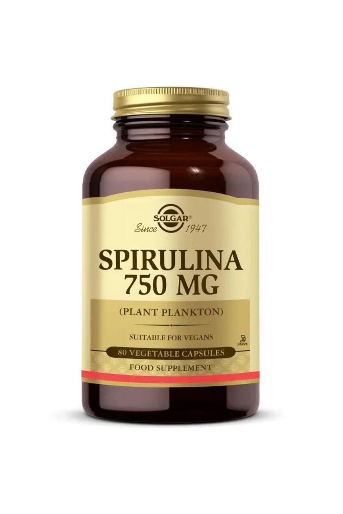 Solgar Spirulina 750 Mg 80Kapsül