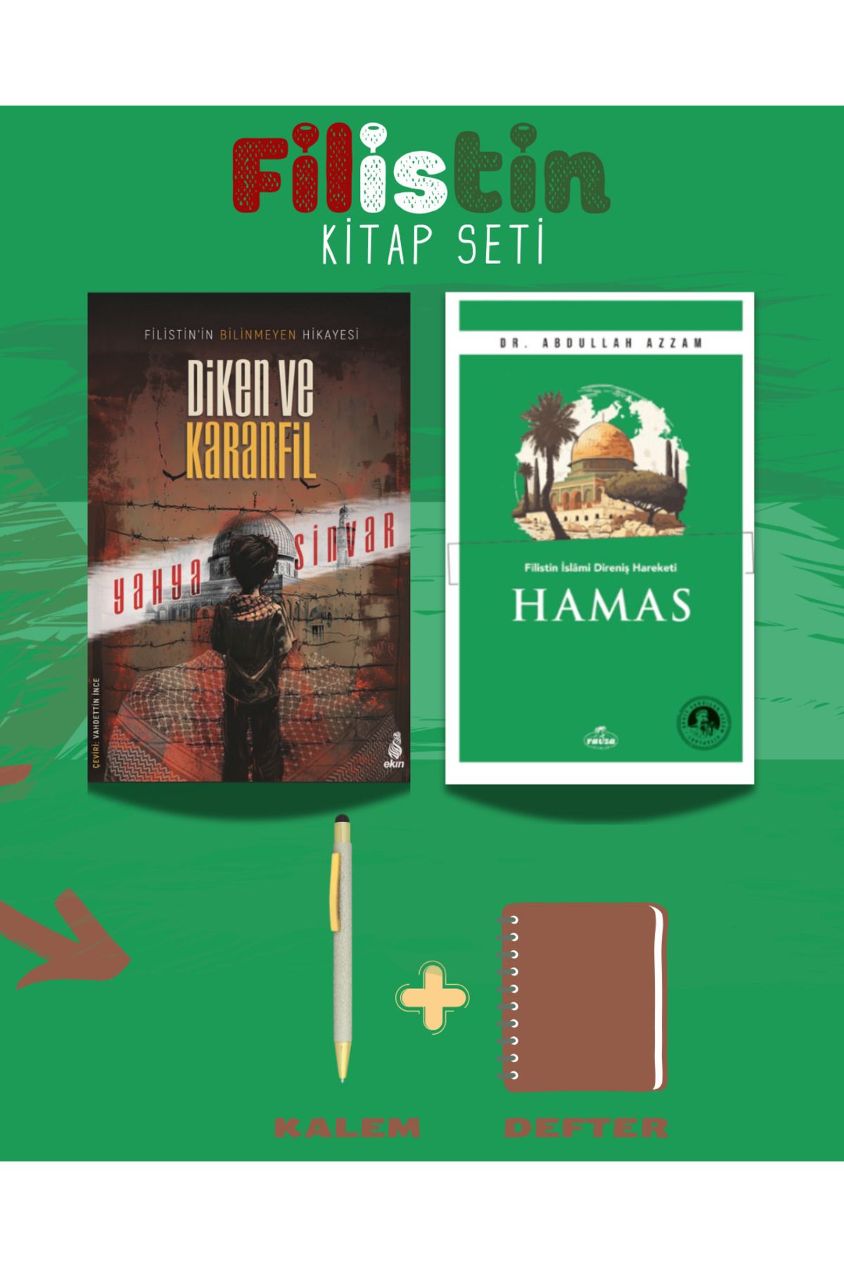 Ekin Yayınları Diken veKaranfil-Hamas (2 Kita...