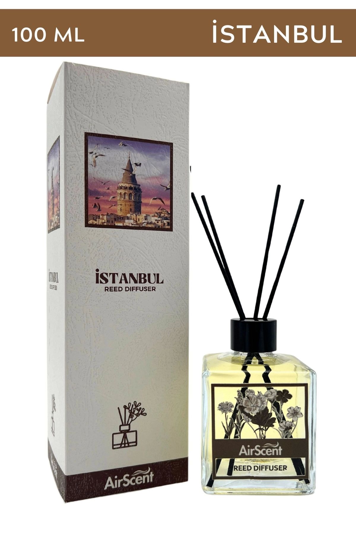 İstanbul Kokusu Çubuklu Oda Kokusu 100 ml Reed Diffuser