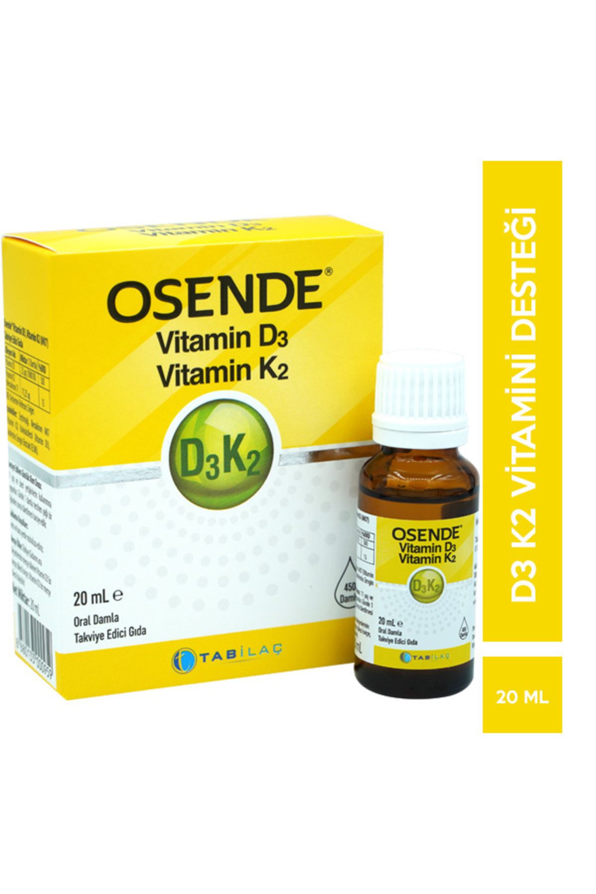 OsendeVitamin D3K2 Damla 20ml D3 K2 Vitamini...