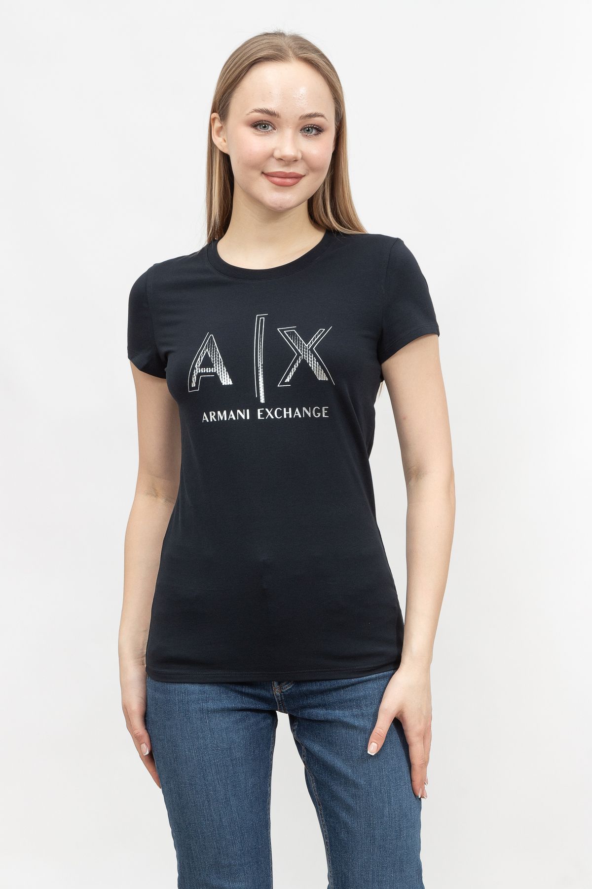 Armani Exchange KadınBisiklet Yaka T-shirt