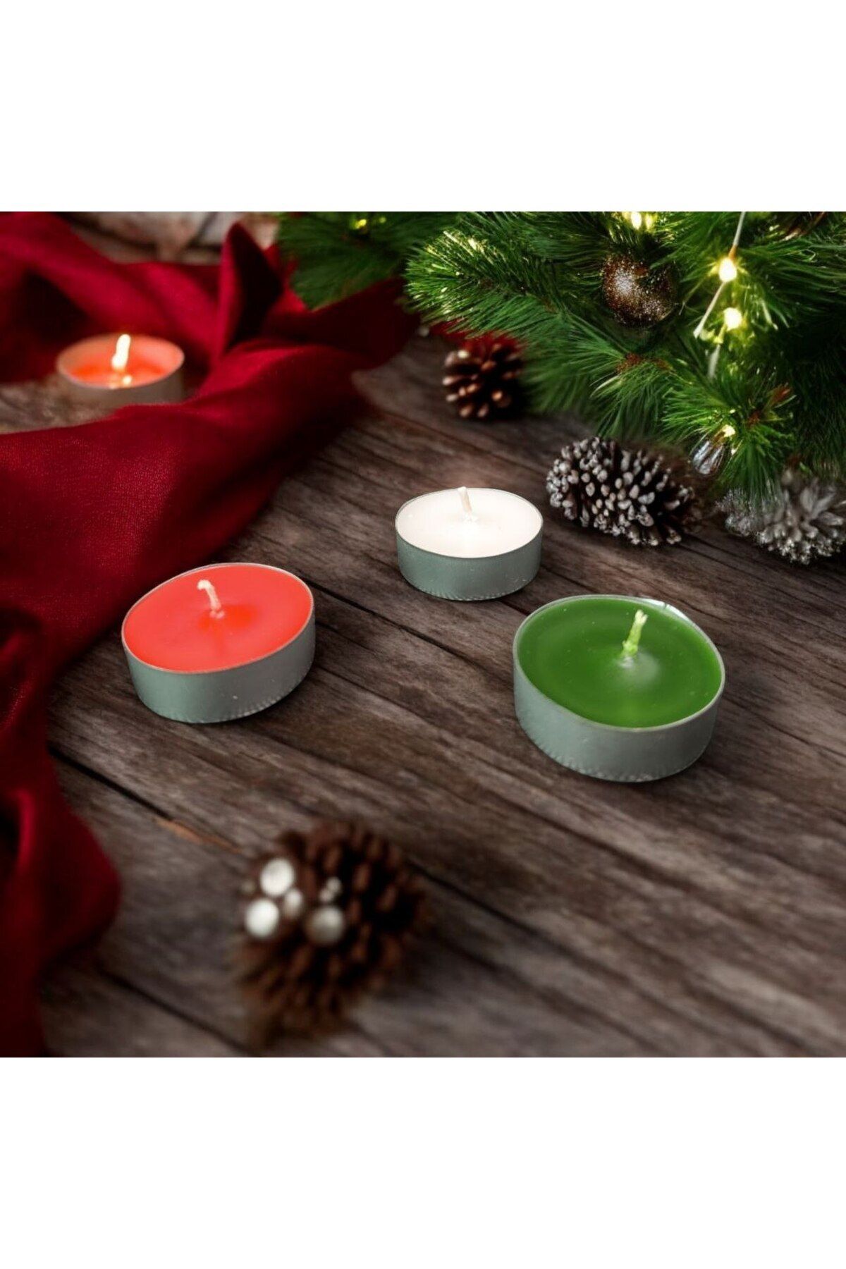 18'li Tea Light Collection 5 Saat (VİOLLETA TEALİGHT KOLEKSİYONU) Yılbaşı