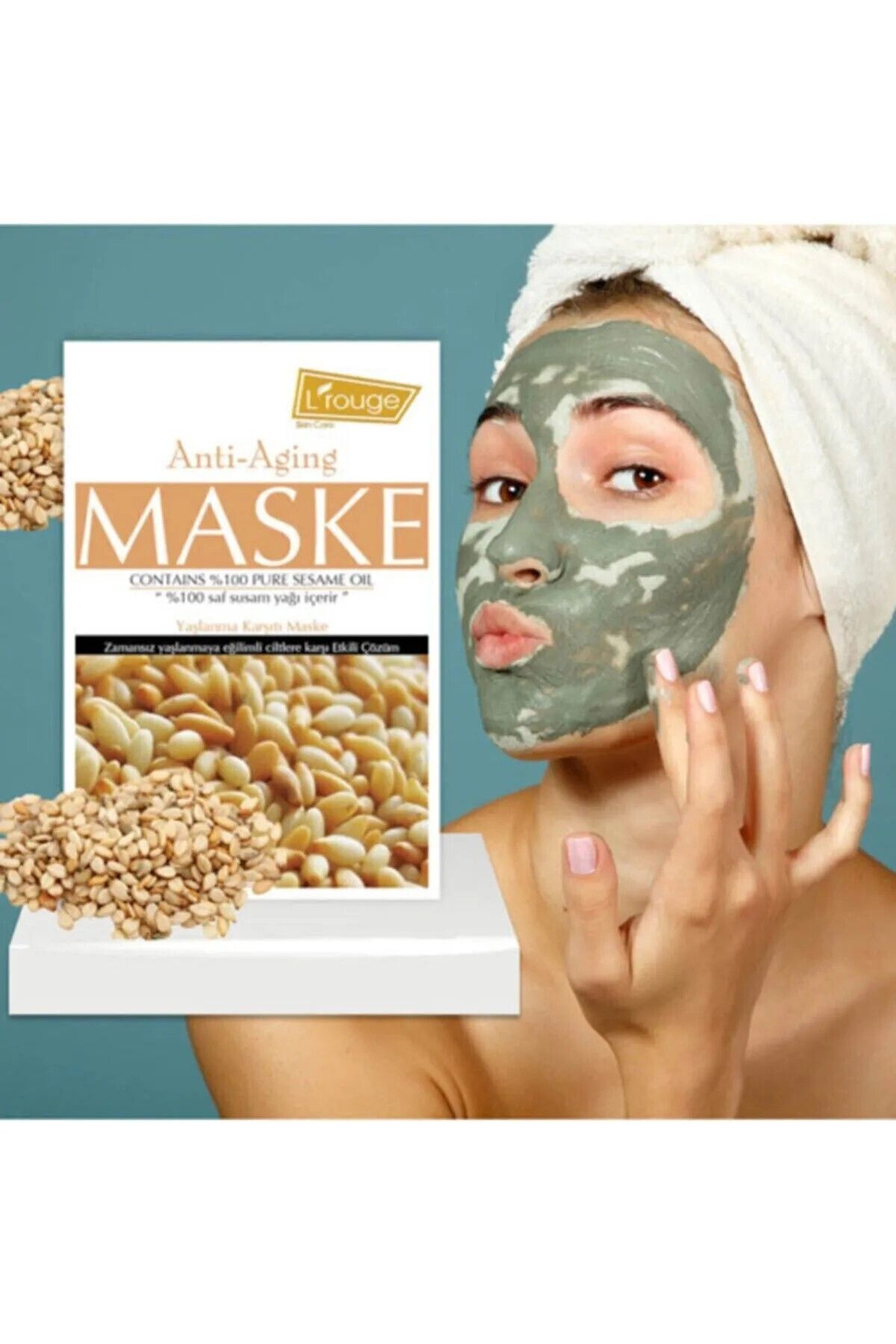 L'ROUGE Anti-aging Maske (2Adet) - Zamansız Y...