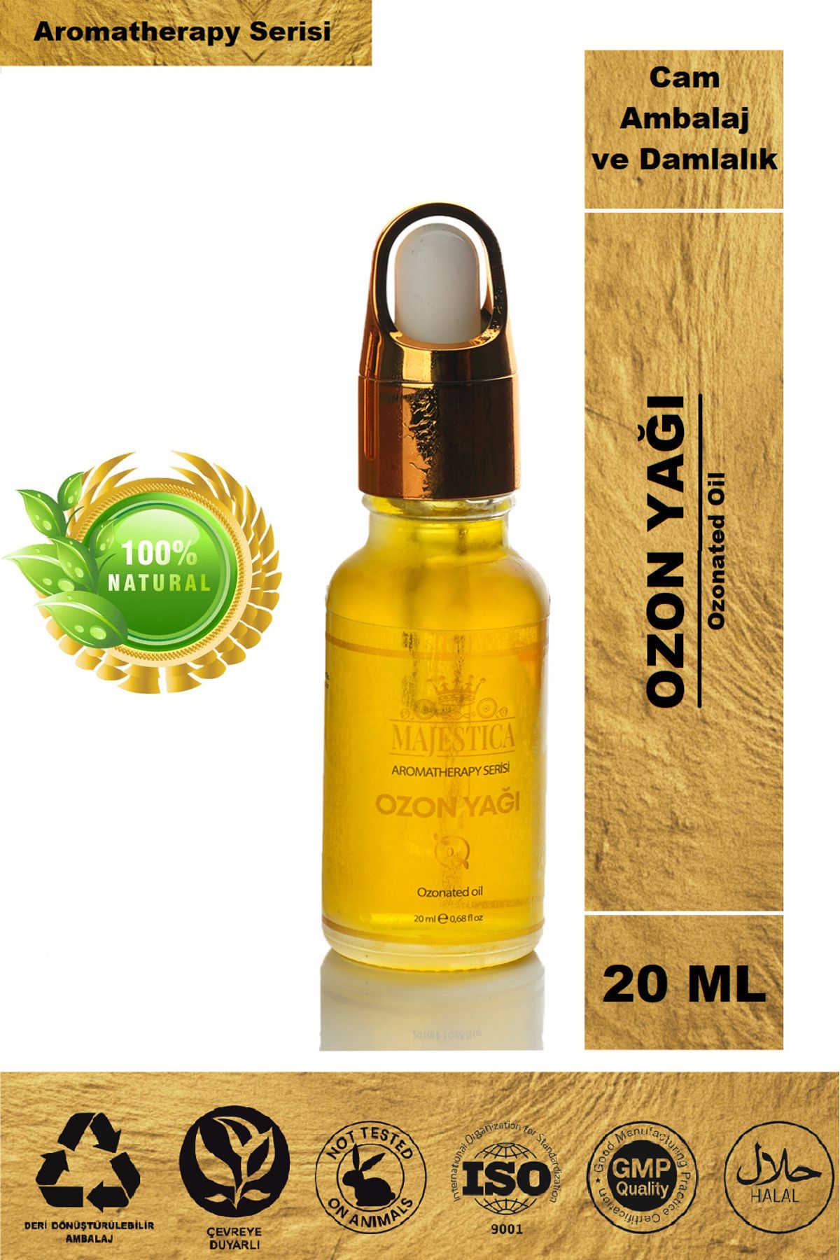 Majestica Ozon Yağı 20 ml%100 Doğal Ozanlanmı...