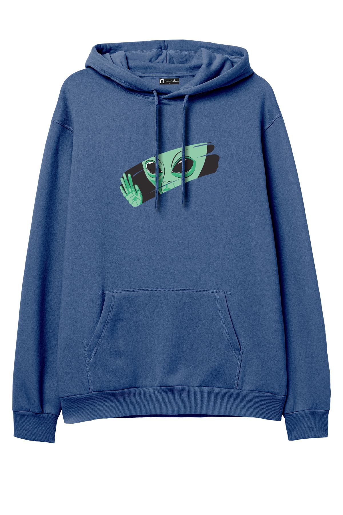 Oweear Unisex  Uzaylı  -Regular Hoodie