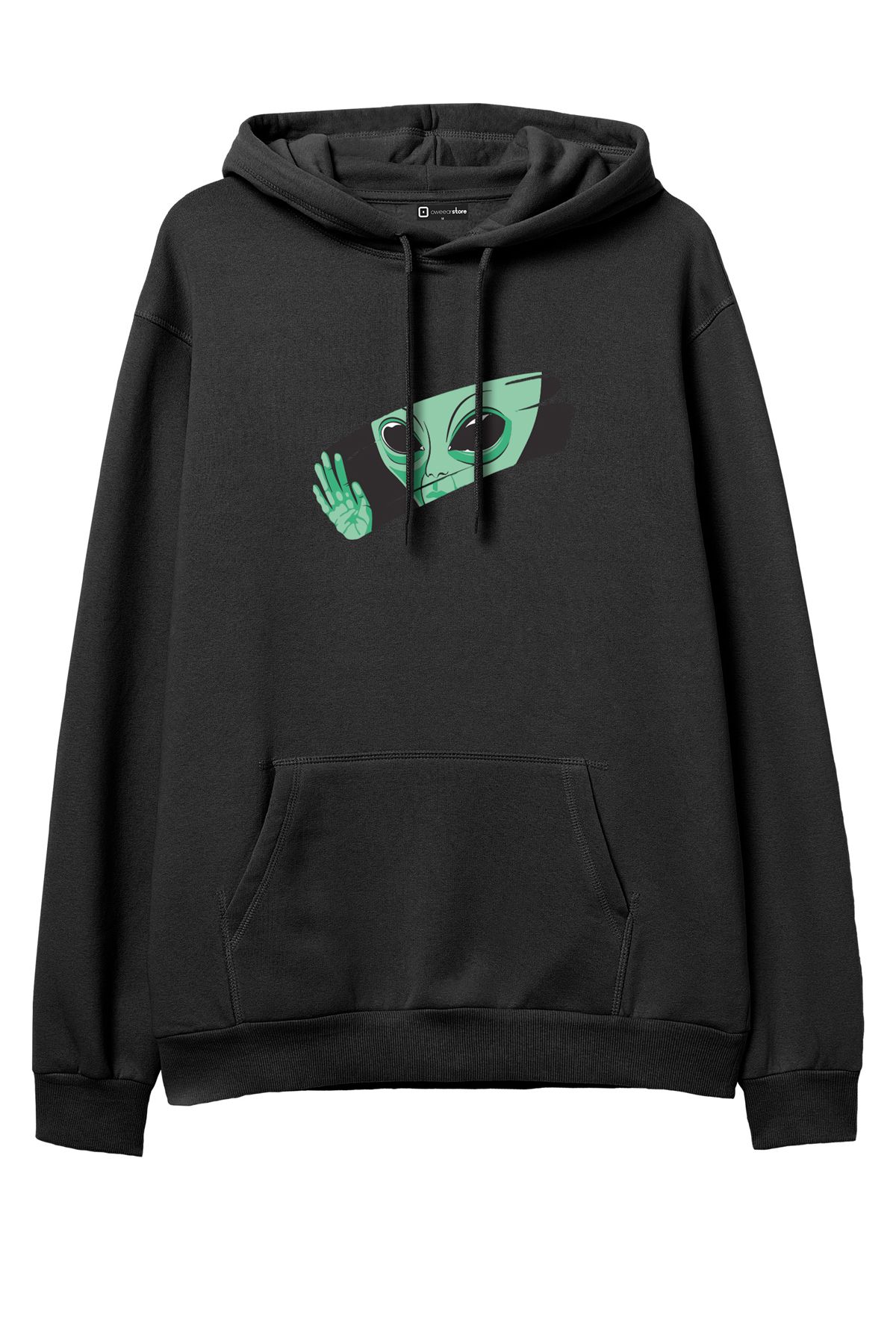 Oweear Unisex  Uzaylı  -Regular Hoodie