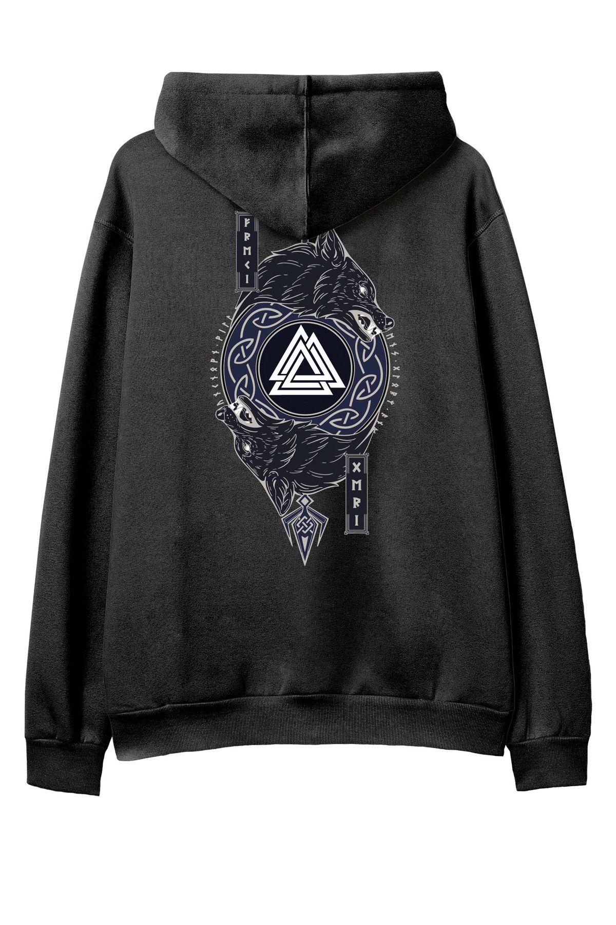 Oweear Unisex  Wolf  -Regular Hoodie