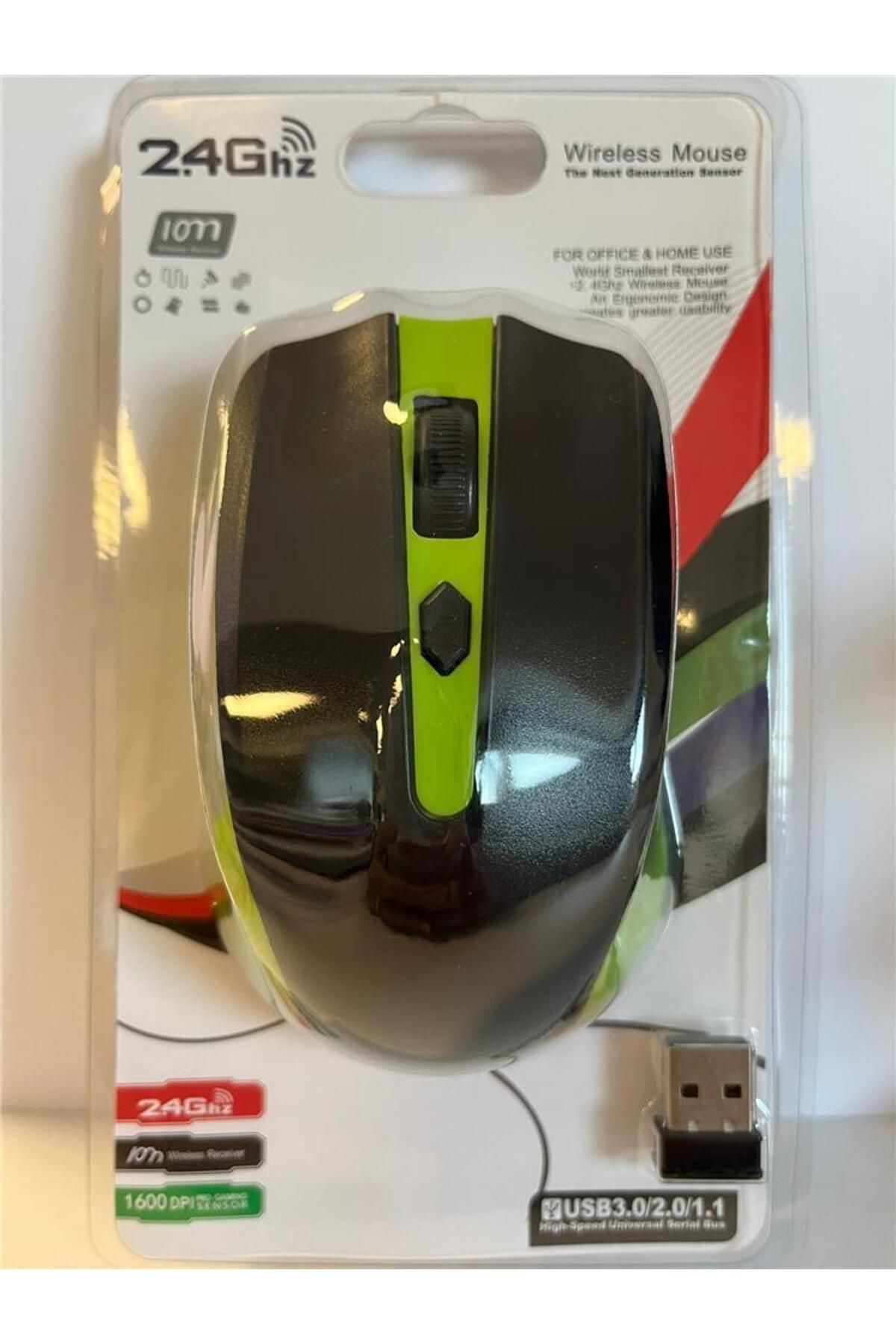 ELBA G-211 Yeşil 2.4ghzKablosuz Mouse