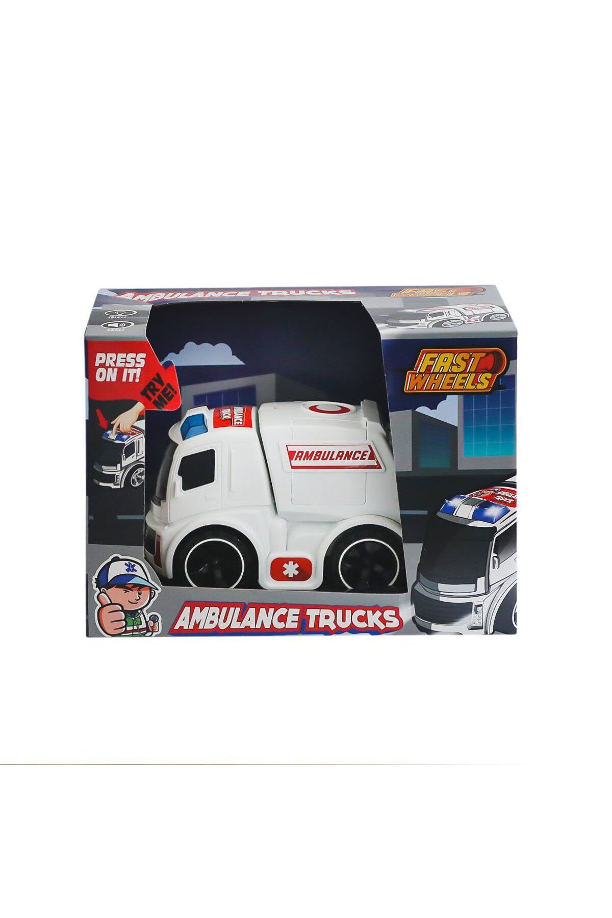 Erdem Oyuncak ER-247 FastWheels Ambulans Kamy...