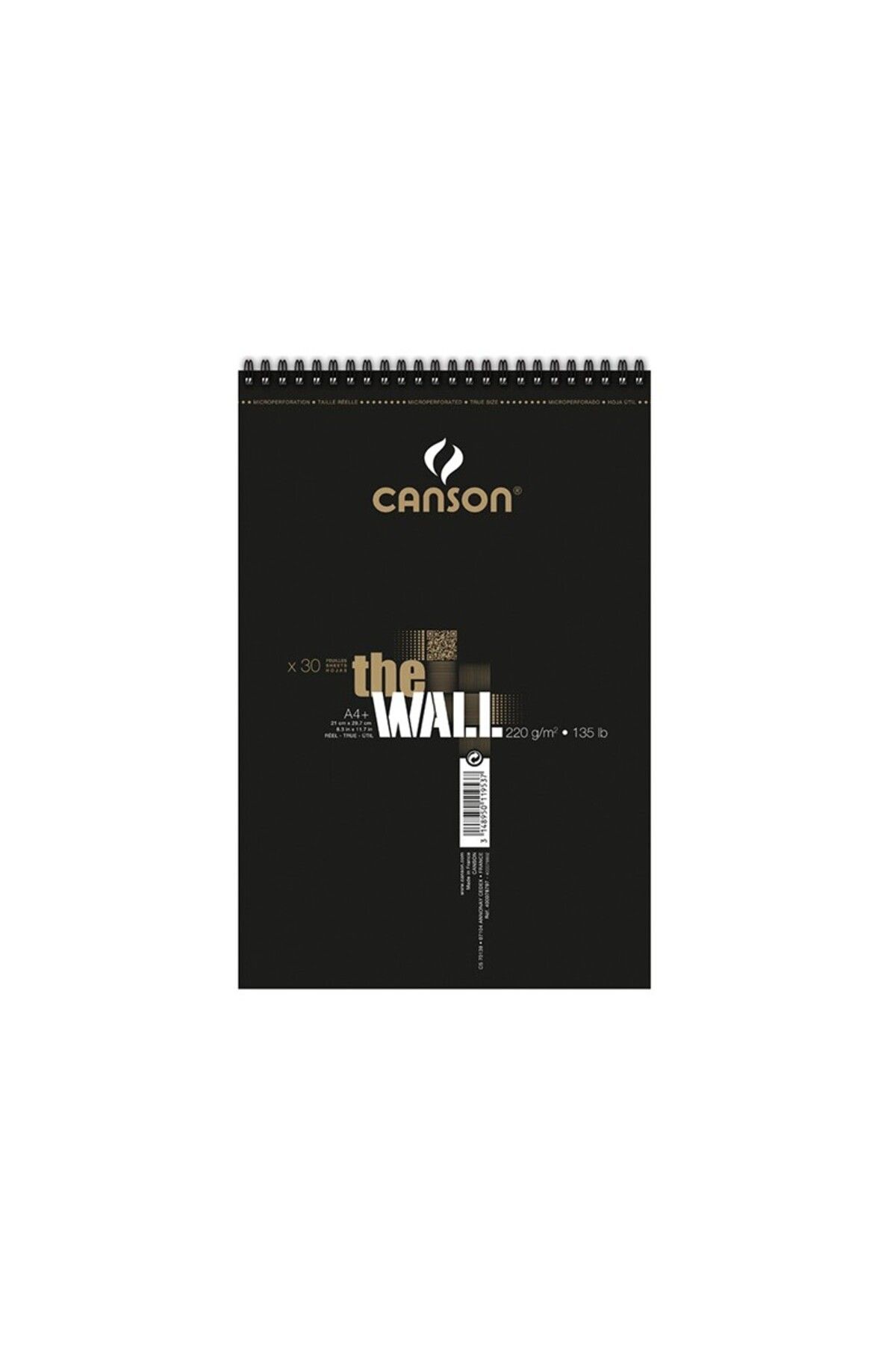 Canson The Wall Çok AmaçlıAlbüm 220 gr. A4+ 3...