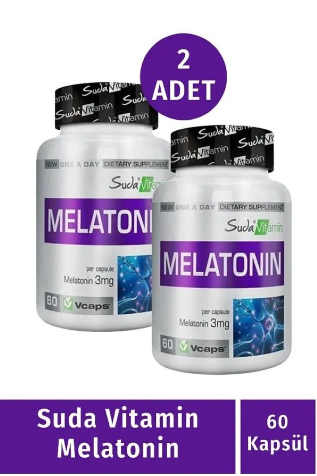 Suda VitaminMELATONIN 3 MG60 TABLET (2'Lİ)