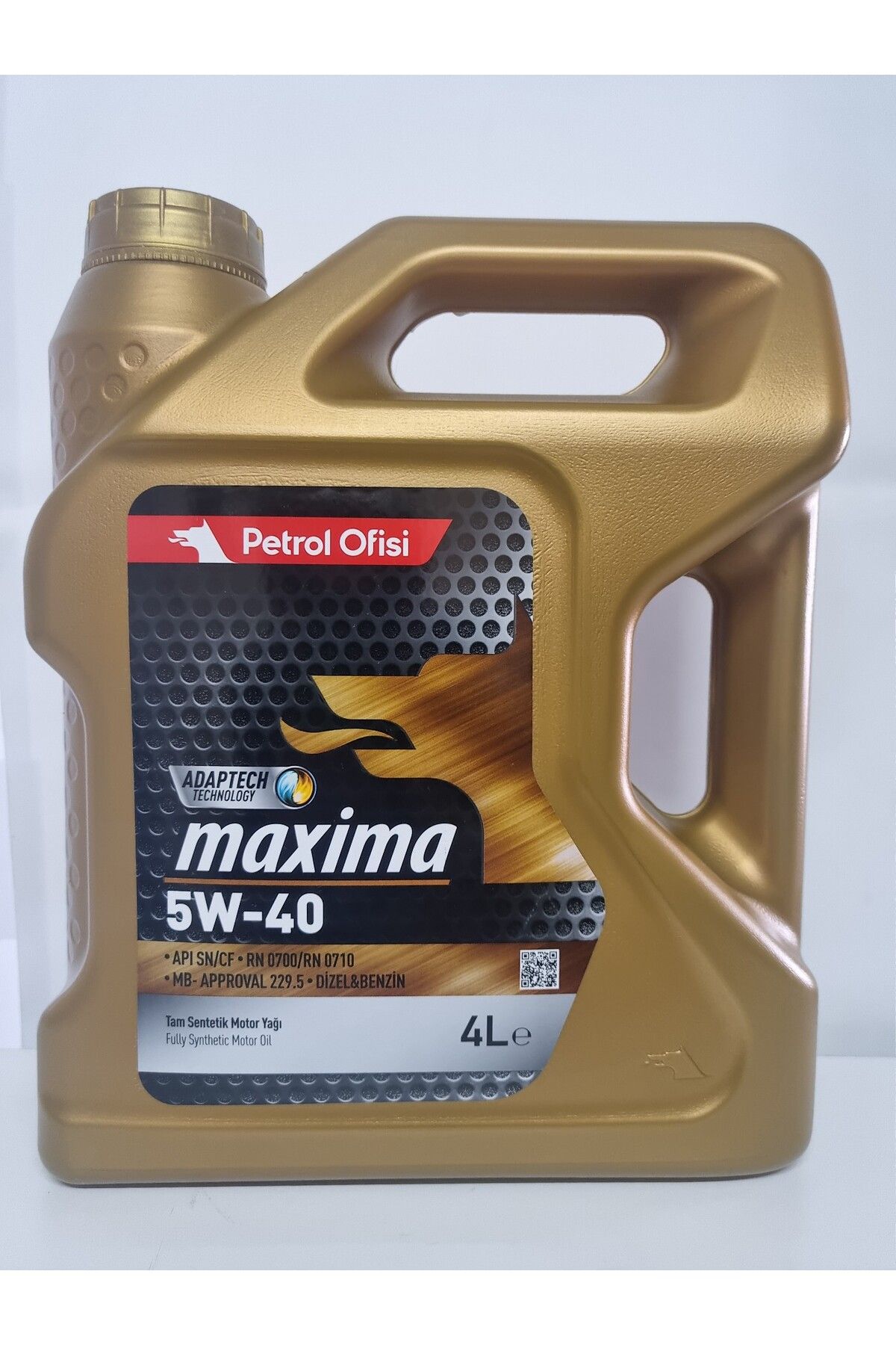 Petrol Ofisi Maxima 5w40 4 LtTam Sentetik Mot...