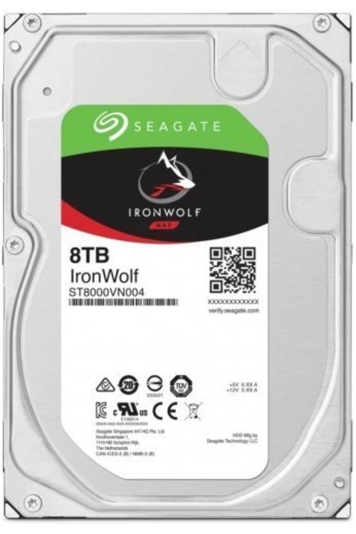 Seagate 8tb St8000vn004Ironwolf 3,5" 7200rpm...