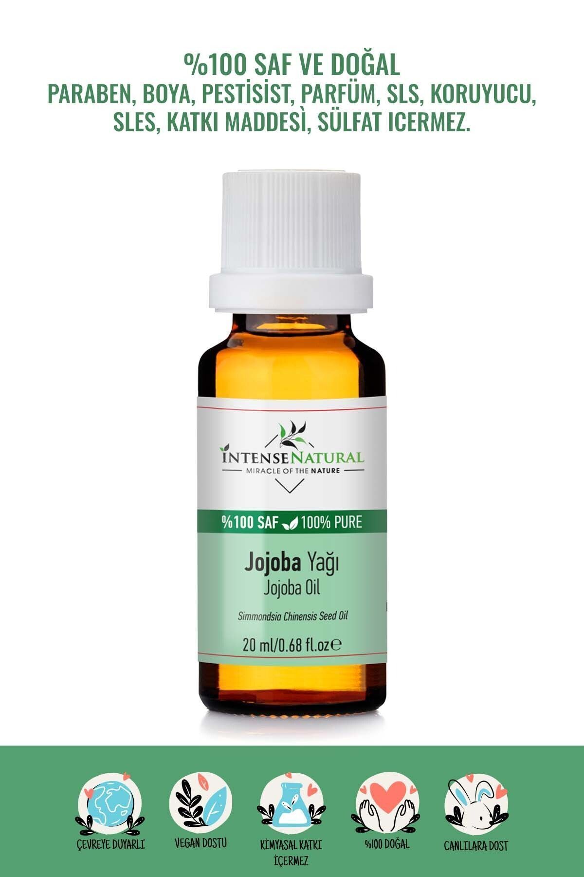 Jojoba Yağı Soğuk Sıkım 20 ml %100 Saf ve Doğal Jojoba Carrier Oil