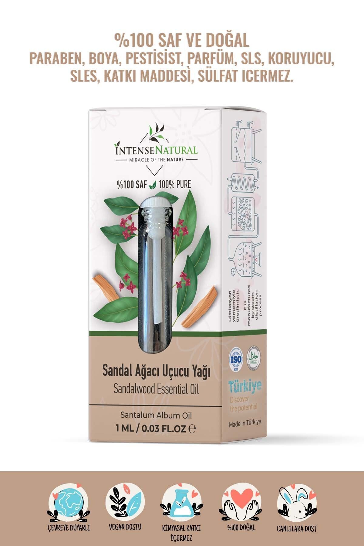 İntense Natural Sandal AğacıUçucu Yağı 1 ml %...