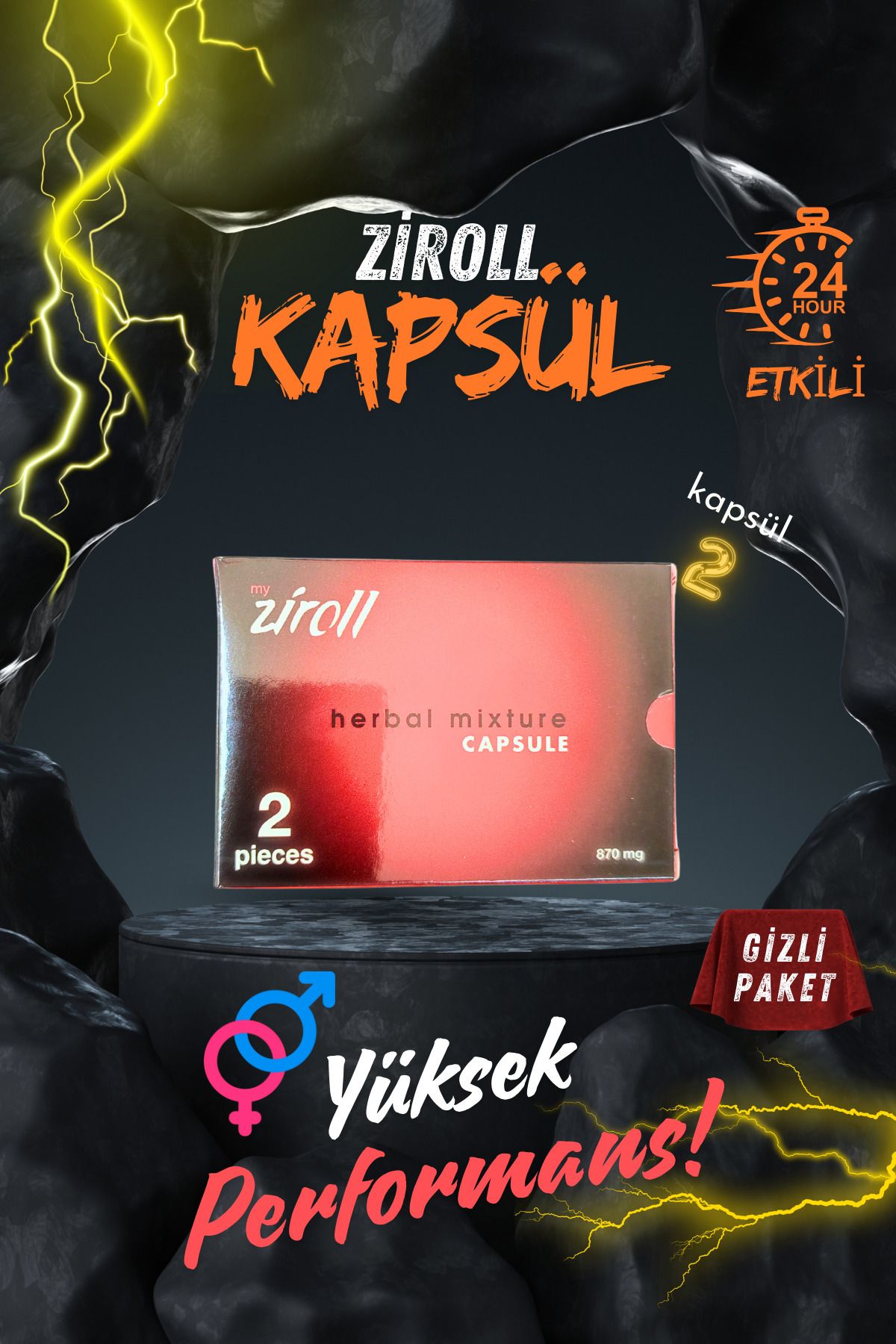 Diblong Cinsel Güç ArtırıcıKapsül, 24h Etkili...