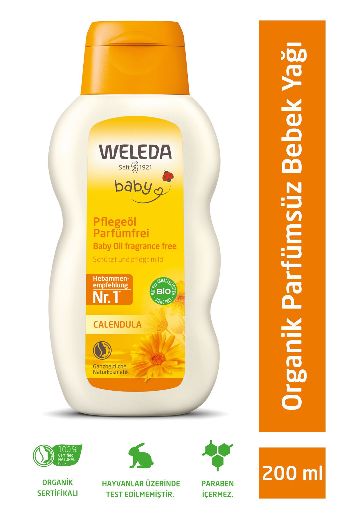 Weleda Calendula OrganikBebek Yağı 200 ml Par...