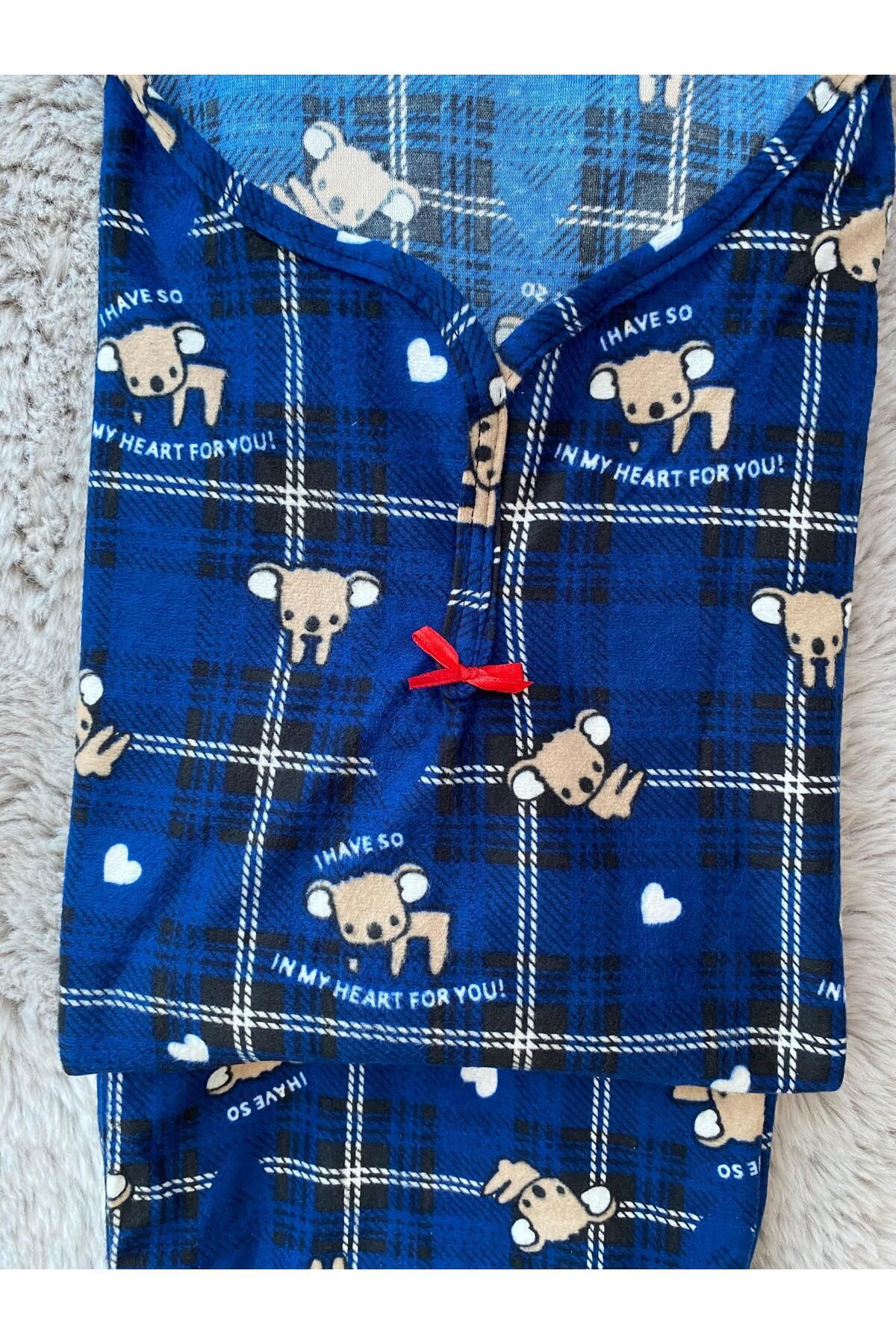 Yumuşacık Koala Süet Pijama Takımı