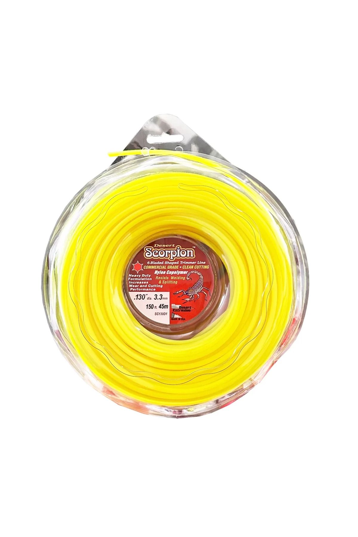 Ferrino Scorpion Misina 3,3mm45m Sarı 6 Köşe